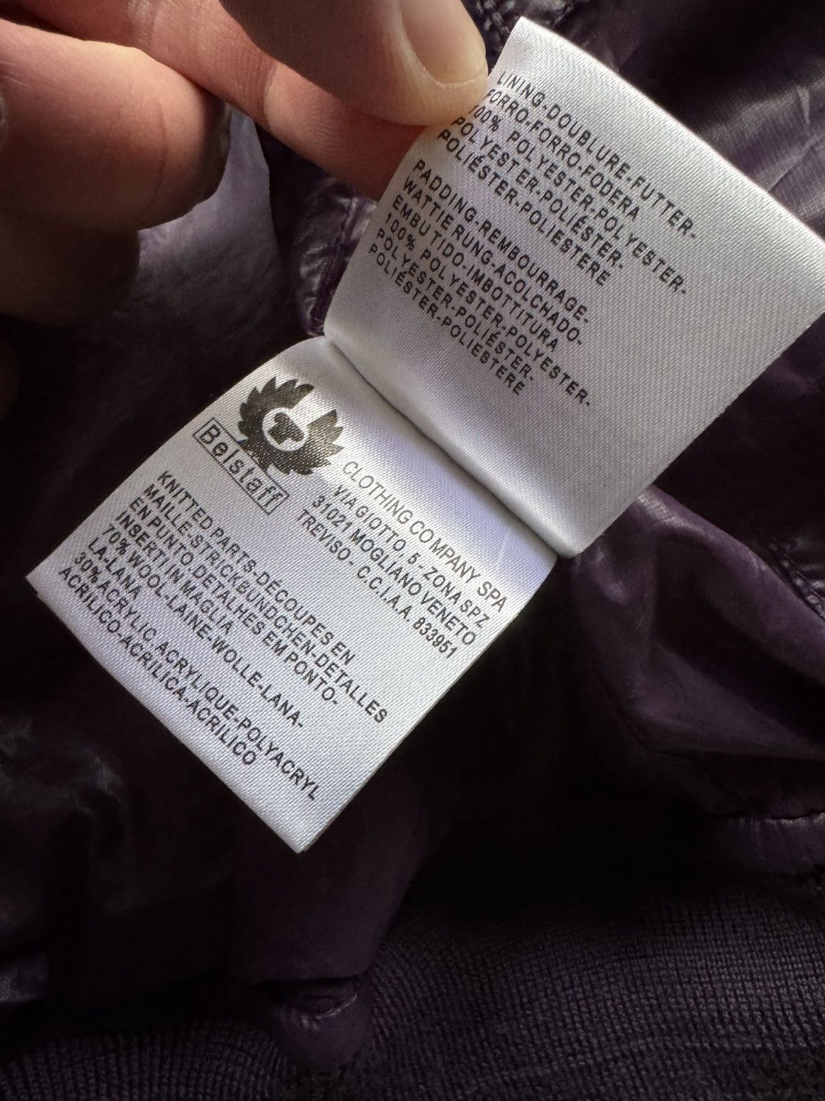 Belstaff Belstaff Silver Label purple Puffer Jacket Size S/M Size US S / EU 44-46 / 1 - 9 Thumbnail