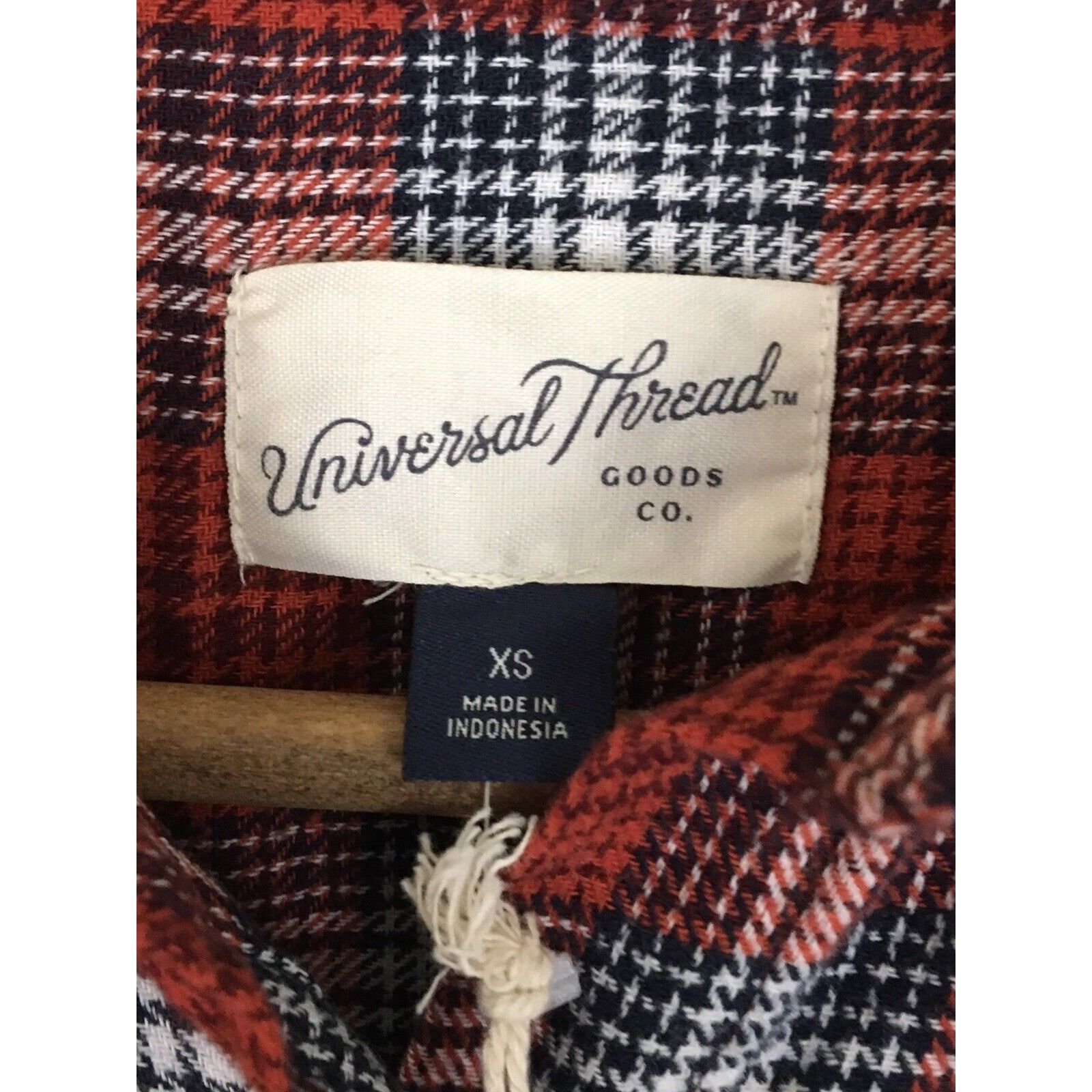 Other Womens Plaid Flannel Long Sleeve Button-Down Shirt Size XS / US 0-2 / IT 36-38 - 7 Thumbnail