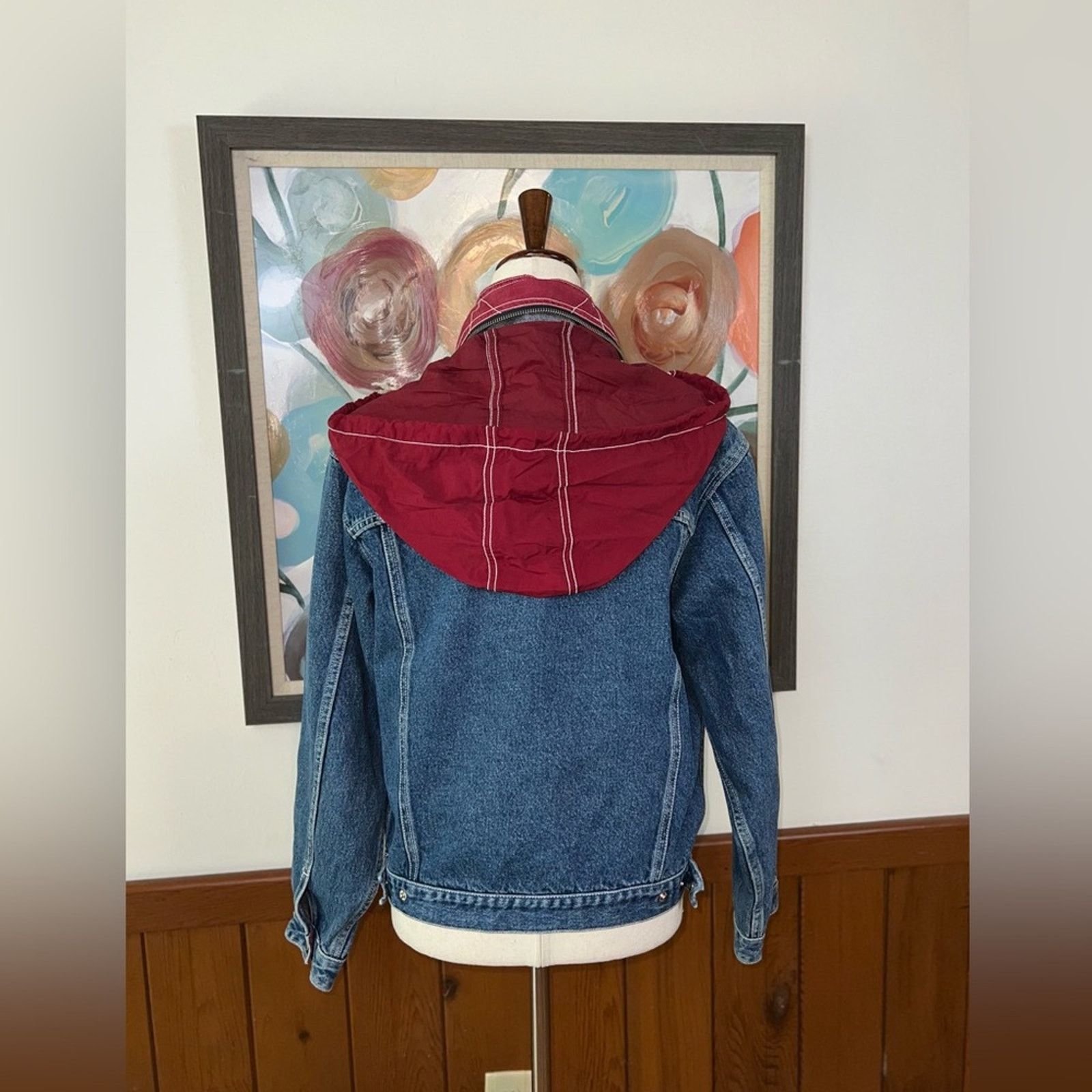 Tommy Hilfiger Super Cool Vintage 90s Tommy Hilfiger Jean Jacket! Size L / US 10 / IT 46 - 8 Thumbnail