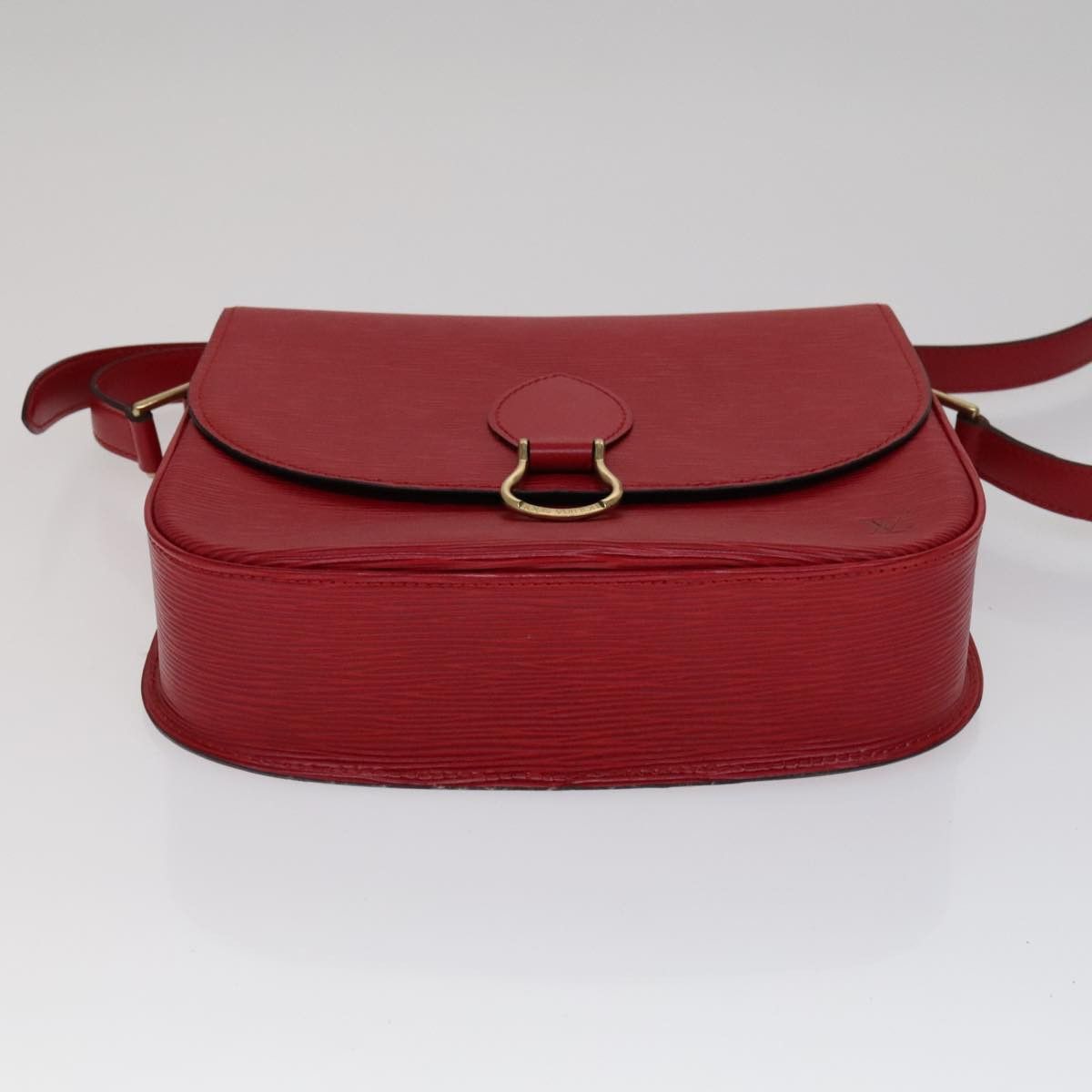 Louis Vuitton LOUIS VUITTON Epi Saint Cloud GM Shoulder Bag Red M52197 Size ONE SIZE - 5 Thumbnail