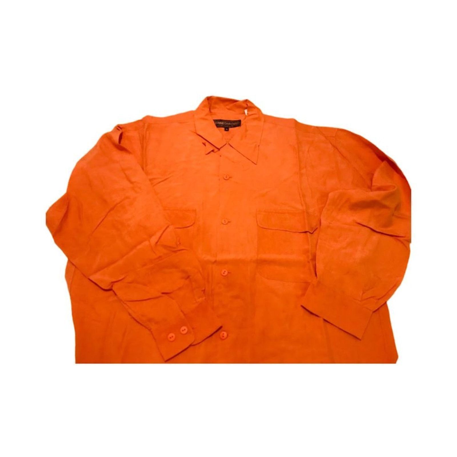 The Unbranded Brand Vintage Comme Ca Des Alles Men`s Shirt Orange Red M Silk Size US M / EU 48-50 / 2 - 1 Thumbnail