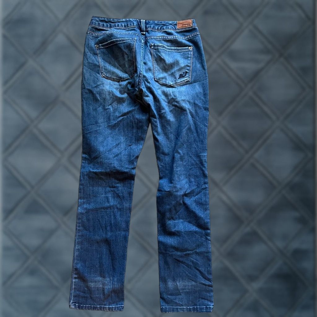 Express Express Women's Mid Rise Skinny Jeans Size 8 Blue Stretch Denim 5-Pocket Size 30" / US 8 / IT 44 - 1 Thumbnail