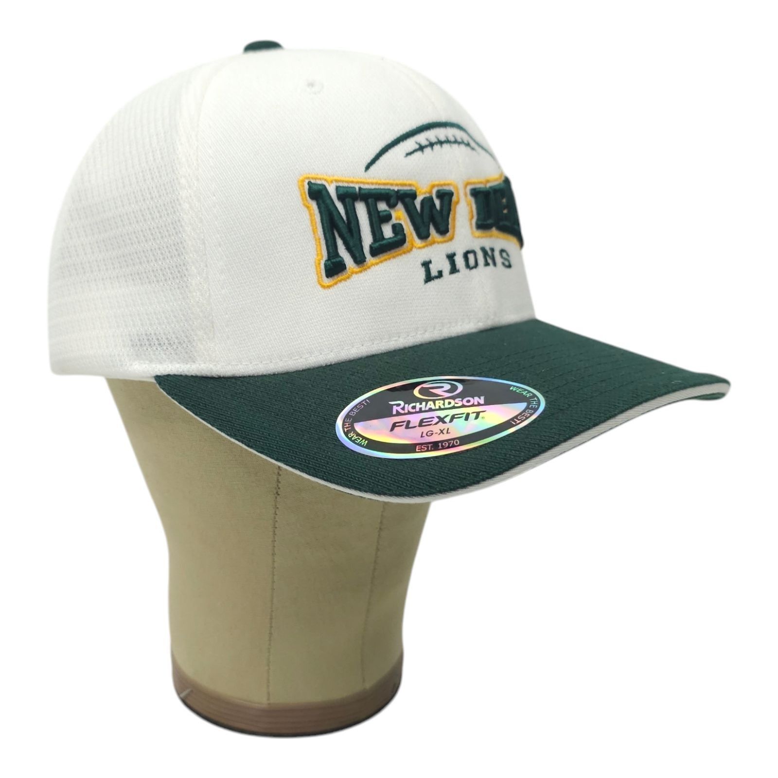 Richardson New Deal Lions L/XL Cap Back Mesh Embroidered Logo Flex Fit Size ONE SIZE - 3 Thumbnail