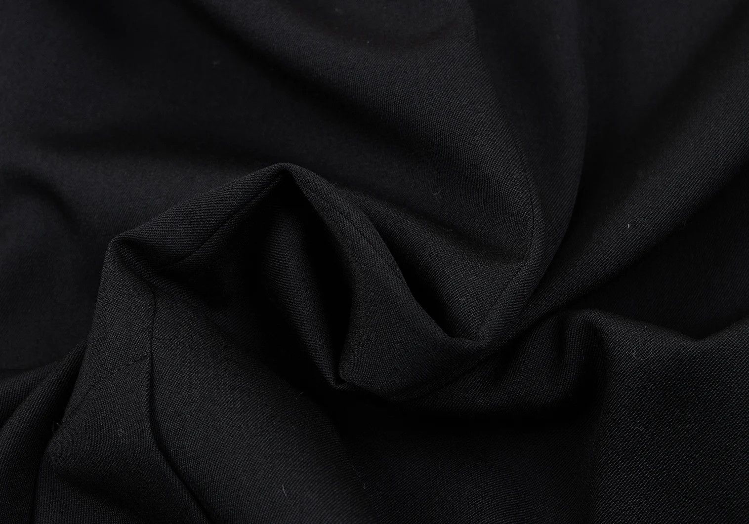 Yohji Yamamoto Yohji Yamamoto Wool Gabardine Jacket Black 3 Size US L / EU 52-54 / 3 - 17 Thumbnail