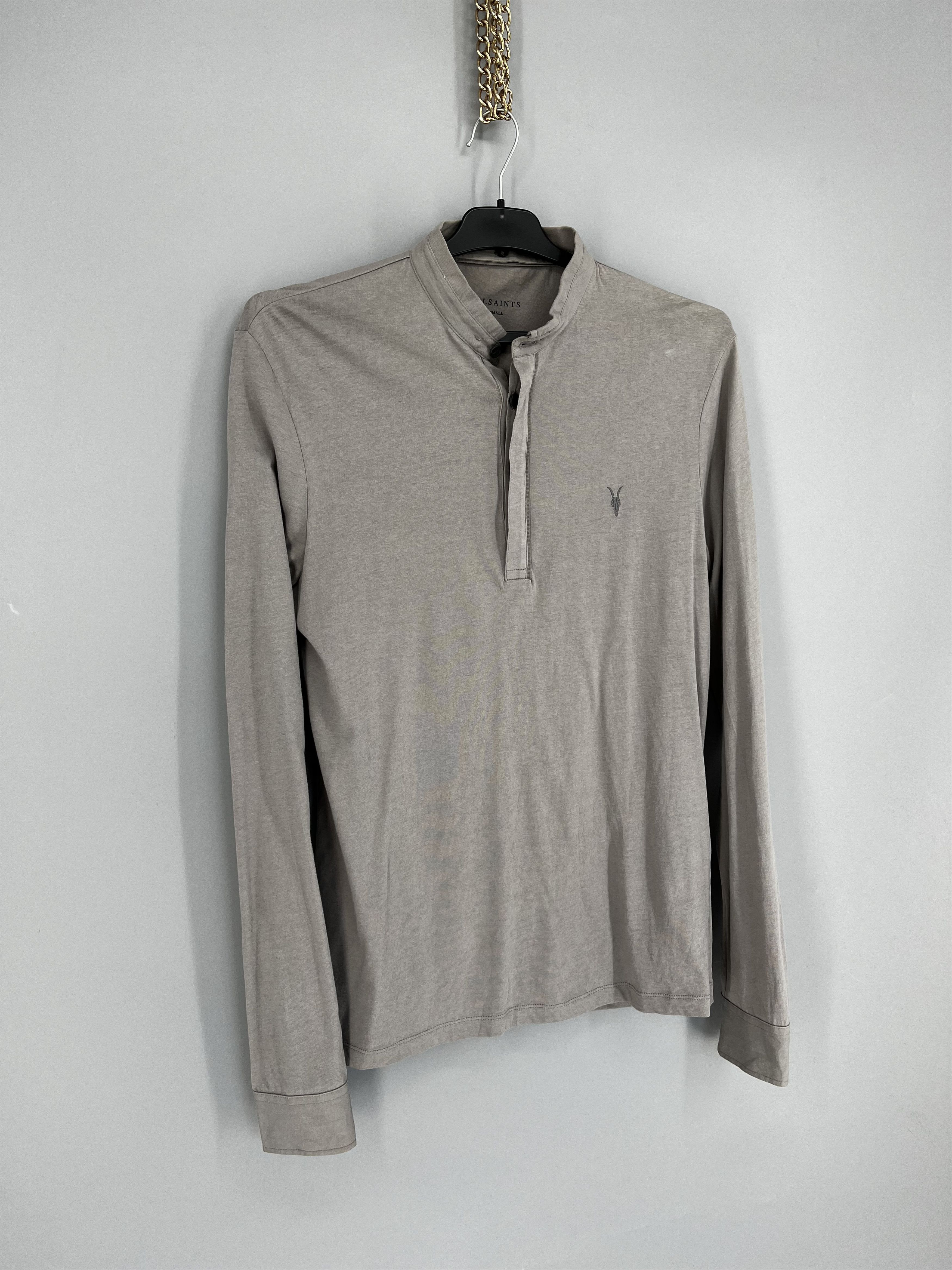 Allsaints Vintage Basic Allsaints Mini Logo Basic Tee Old Money Size US XS / EU 42 / 0 - 2 Thumbnail