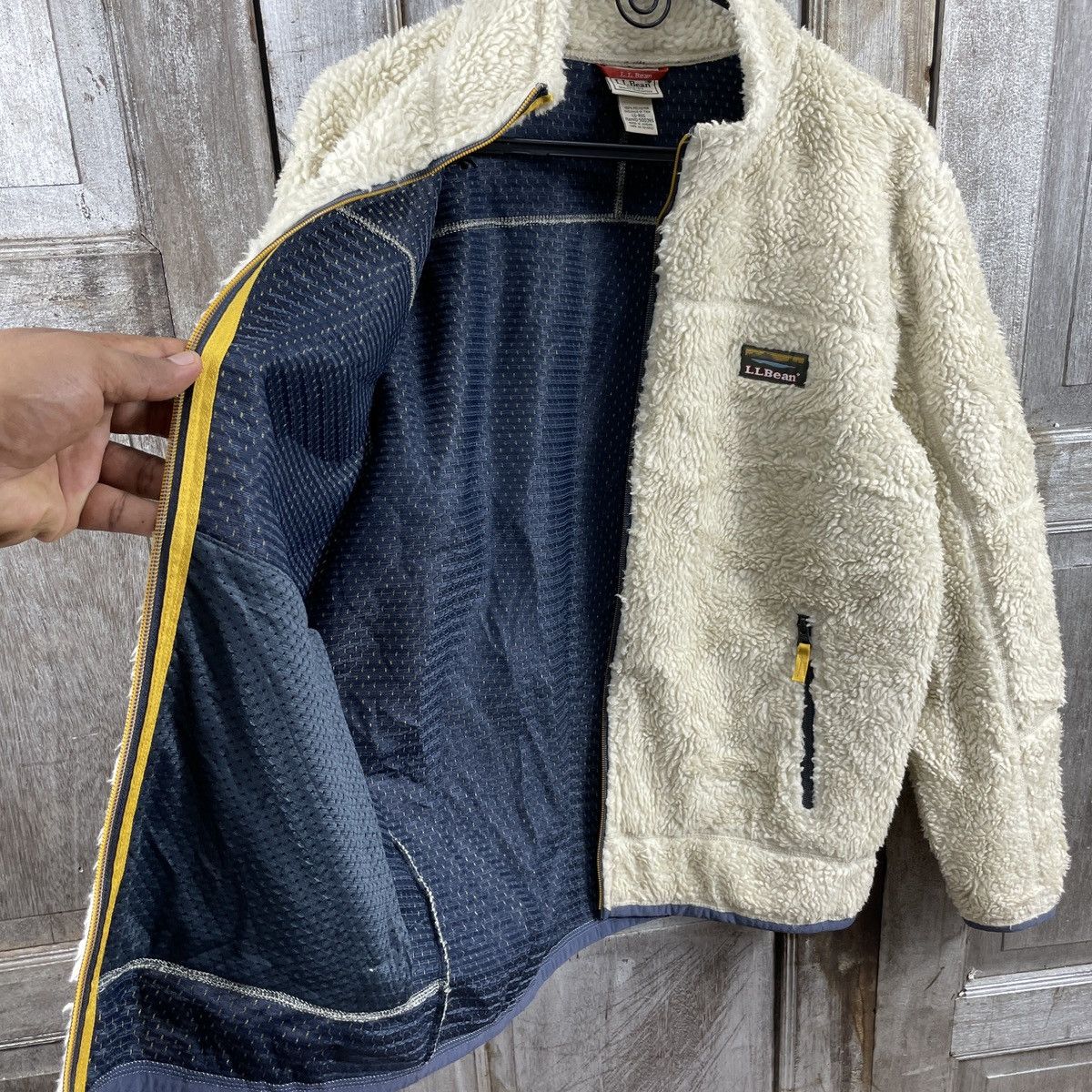 L.L. Bean × Vintage Vintage L.L Bean 90s Fleece Jacket Size US M / EU 48-50 / 2 - 4 Thumbnail