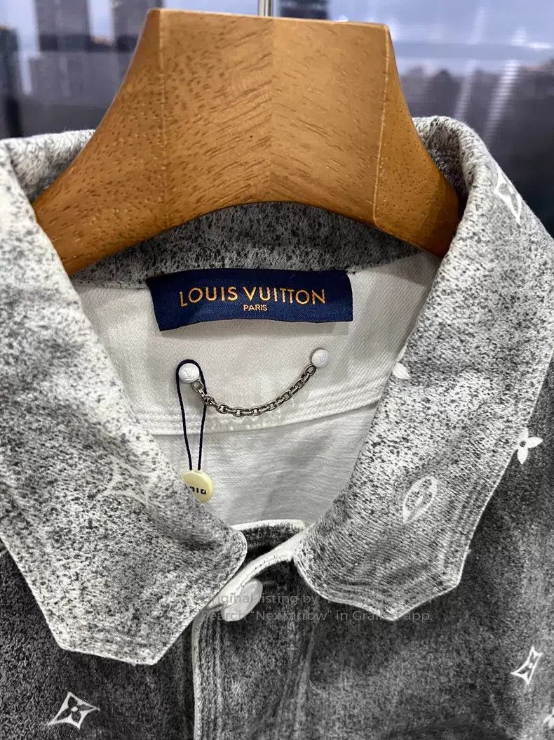 Louis Vuitton Louis Vuitton Grey and White Starry Sky Gradient Old Flowe Size US XL / EU 56 / 4 - 2 Thumbnail