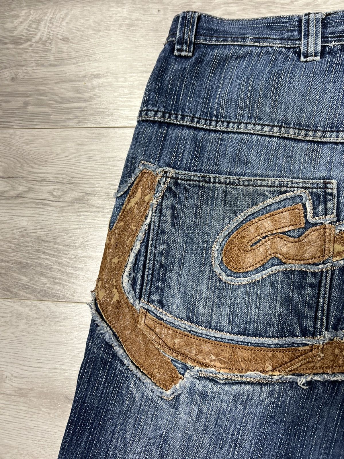 Karl Kani × Vintage Rare Vintage Karl Kani Baggy Denim Pants Big Logo Jeans Size US 30 / EU 46 - 5 Thumbnail