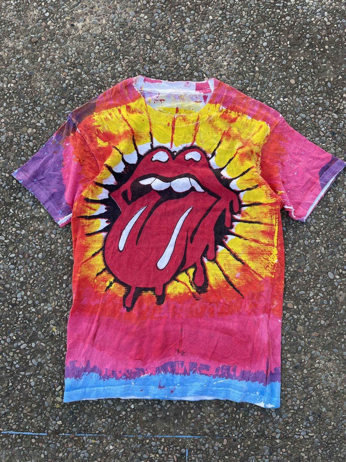 Band Tees × The Rolling Stones Vintage The Rolling Stones Mosquito Head Style Tee Size US M / EU 48-50 / 2 - 2 Thumbnail