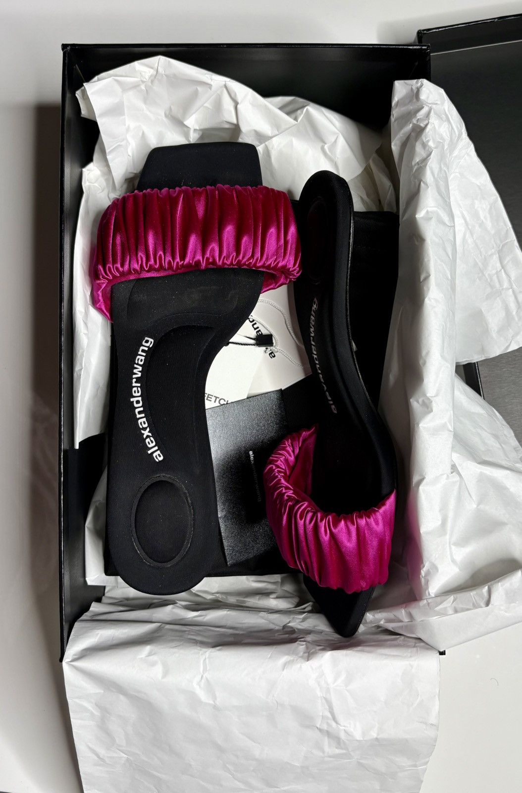 Alexander Wang Alexander Wang Jessie Scrunchie slide satin Size US 6.5 / IT 36.5 - 3 Thumbnail