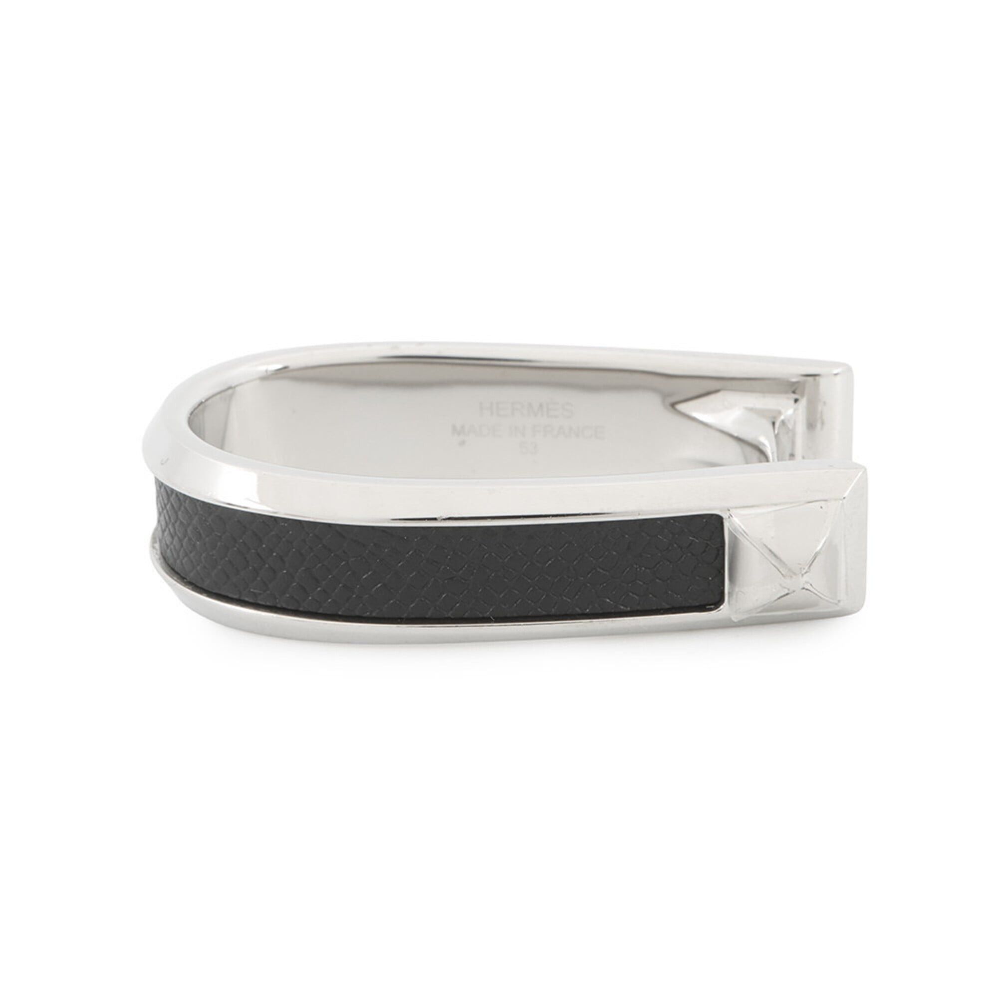 Hermes Hermes Ring Joquette Double Black Size 53 HERMES RING Size ONE SIZE - 1 Thumbnail