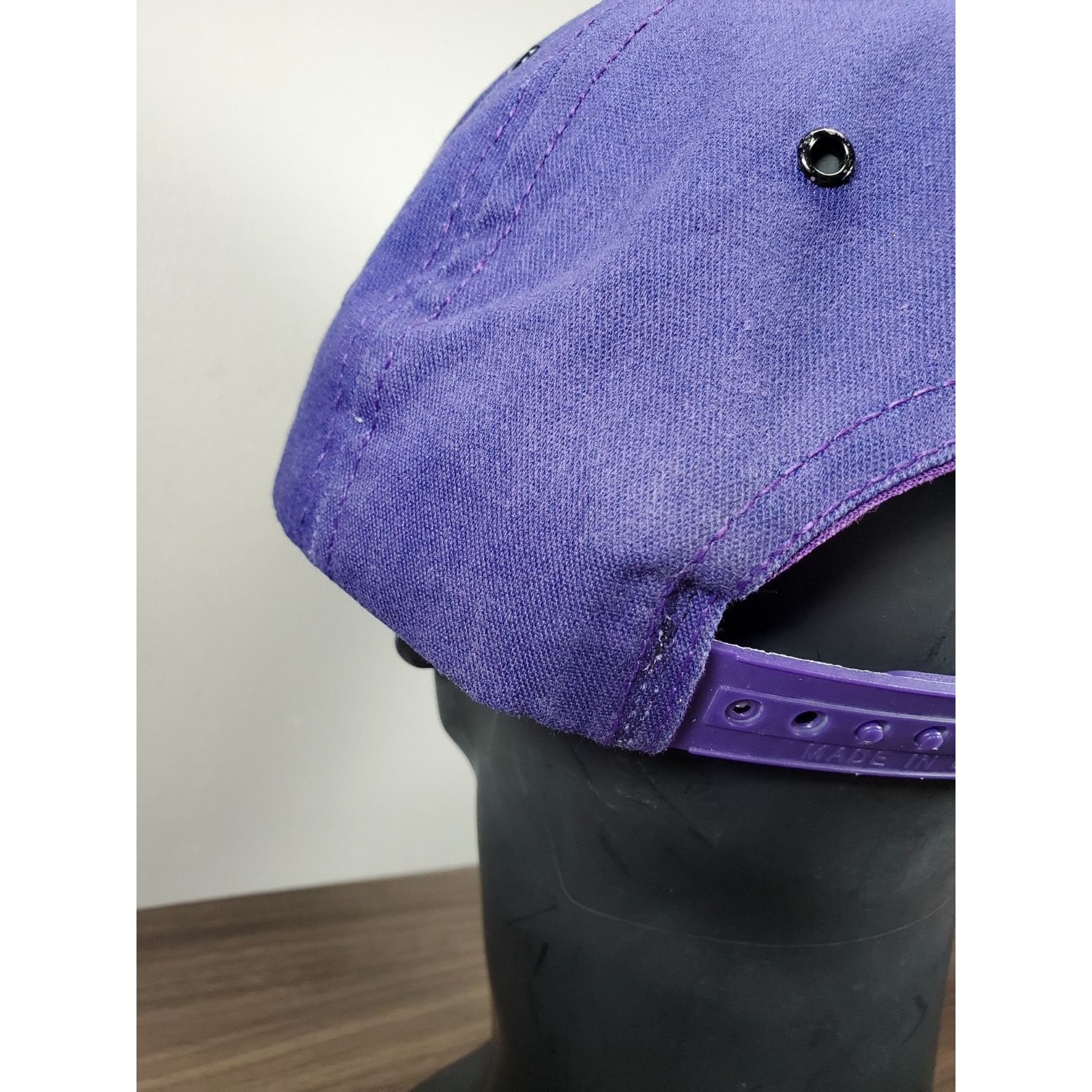 Budweiser × Vintage Make It A Bud Light Snapback Hat Cap Purple Teal USA Beer Ad Size ONE SIZE - 7 Thumbnail