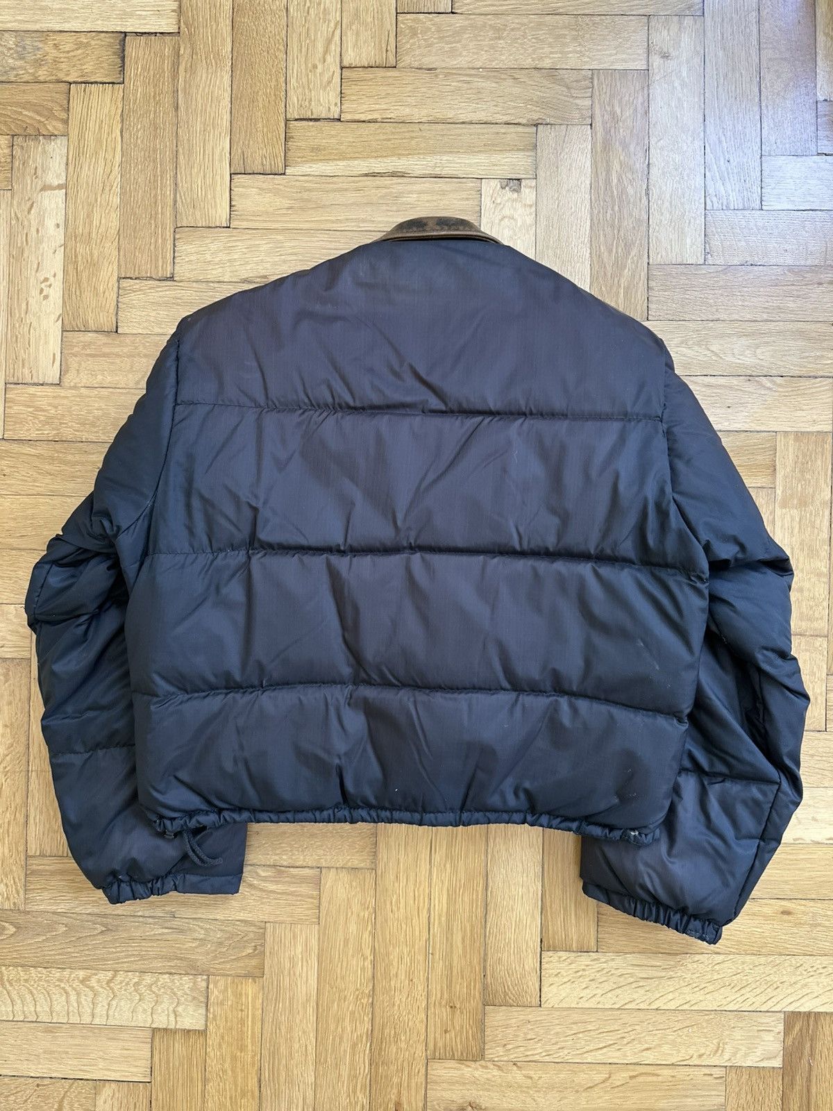 Chevignon Chevignon Vintage 90s Archive Leather Down Puffer Jacket Size US L / EU 52-54 / 3 - 7 Thumbnail