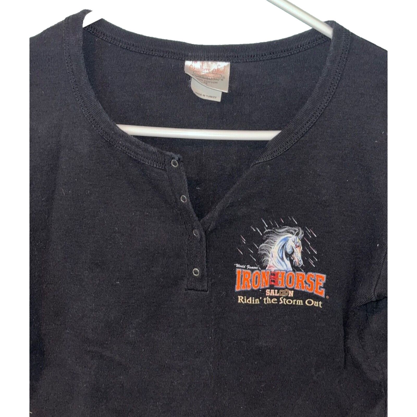 Other Iron Horse Saloon 2004 Biketoberfest Women's Sz. M Henley Size M / US 6-8 / IT 42-44 - 5 Thumbnail