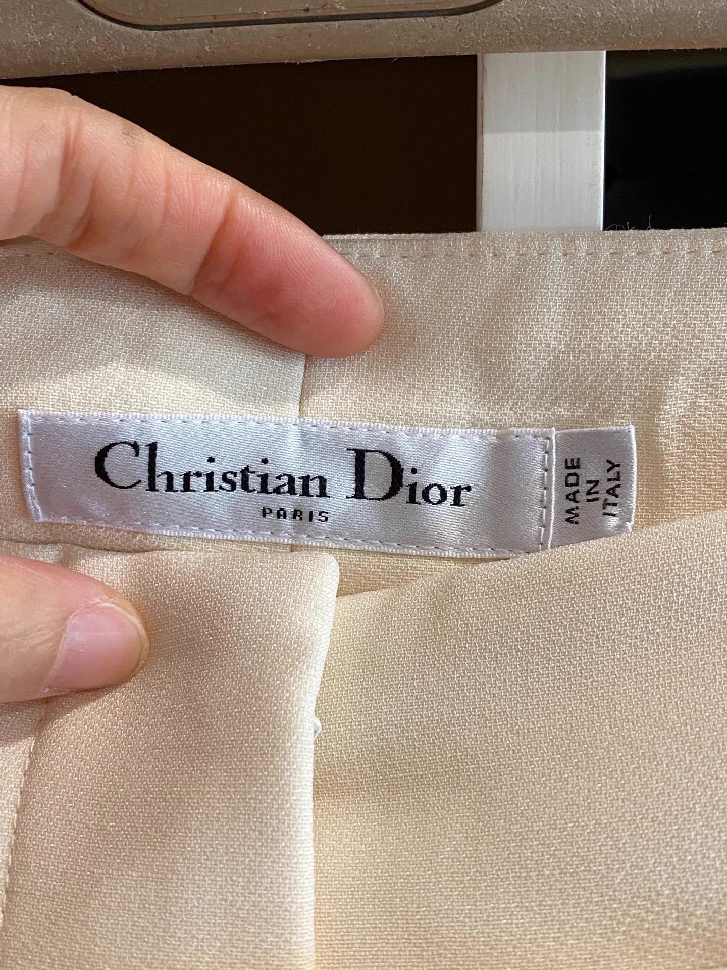Dior Dior silk wool blend chinos authentic Size 27" / US 4 / IT 40 - 3 Thumbnail