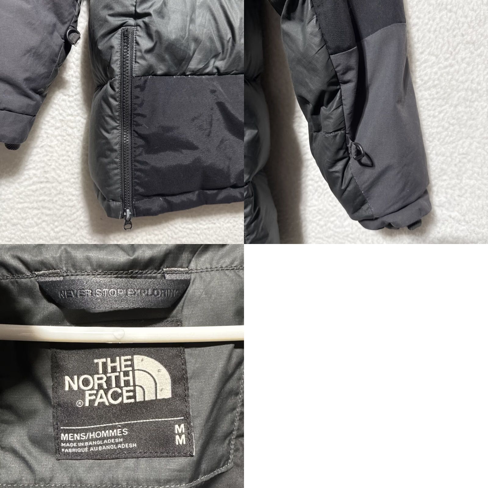 The North Face The North Face Vostok 550-Down Parka Jacket Mens M Black/Grey Winter Skiing Insulated Detachable Hood" Size US M / EU 48-50 / 2 - 8 Thumbnail