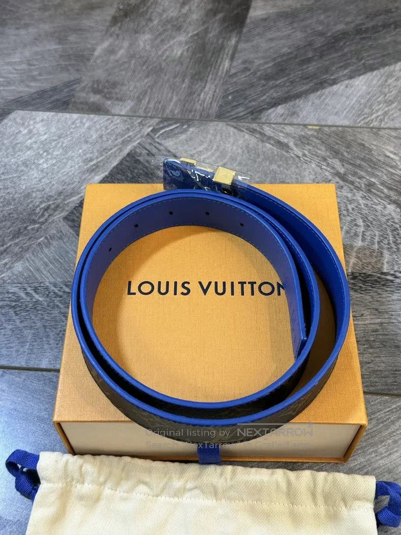 Louis Vuitton Louis Vuitton size 90 Classic presbyopic gold toe belt Size ONE SIZE - 3 Thumbnail