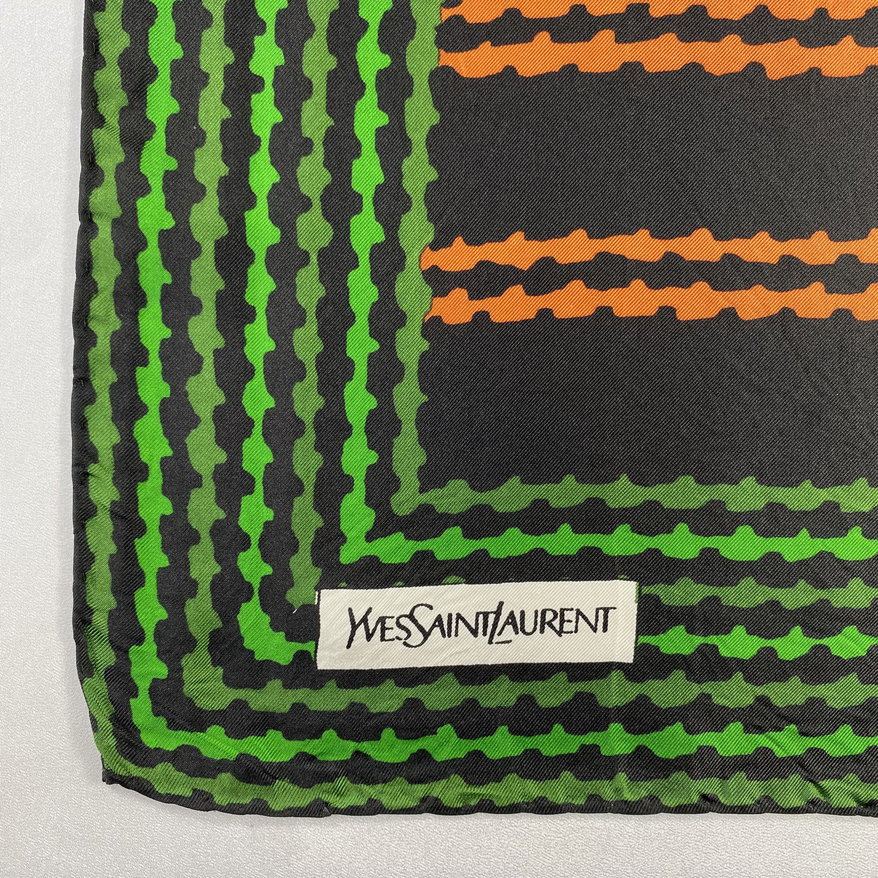 Vintage Yves Saint Laurent Handkerchief / Neckerchief-P1063 Size ONE SIZE - 3 Thumbnail