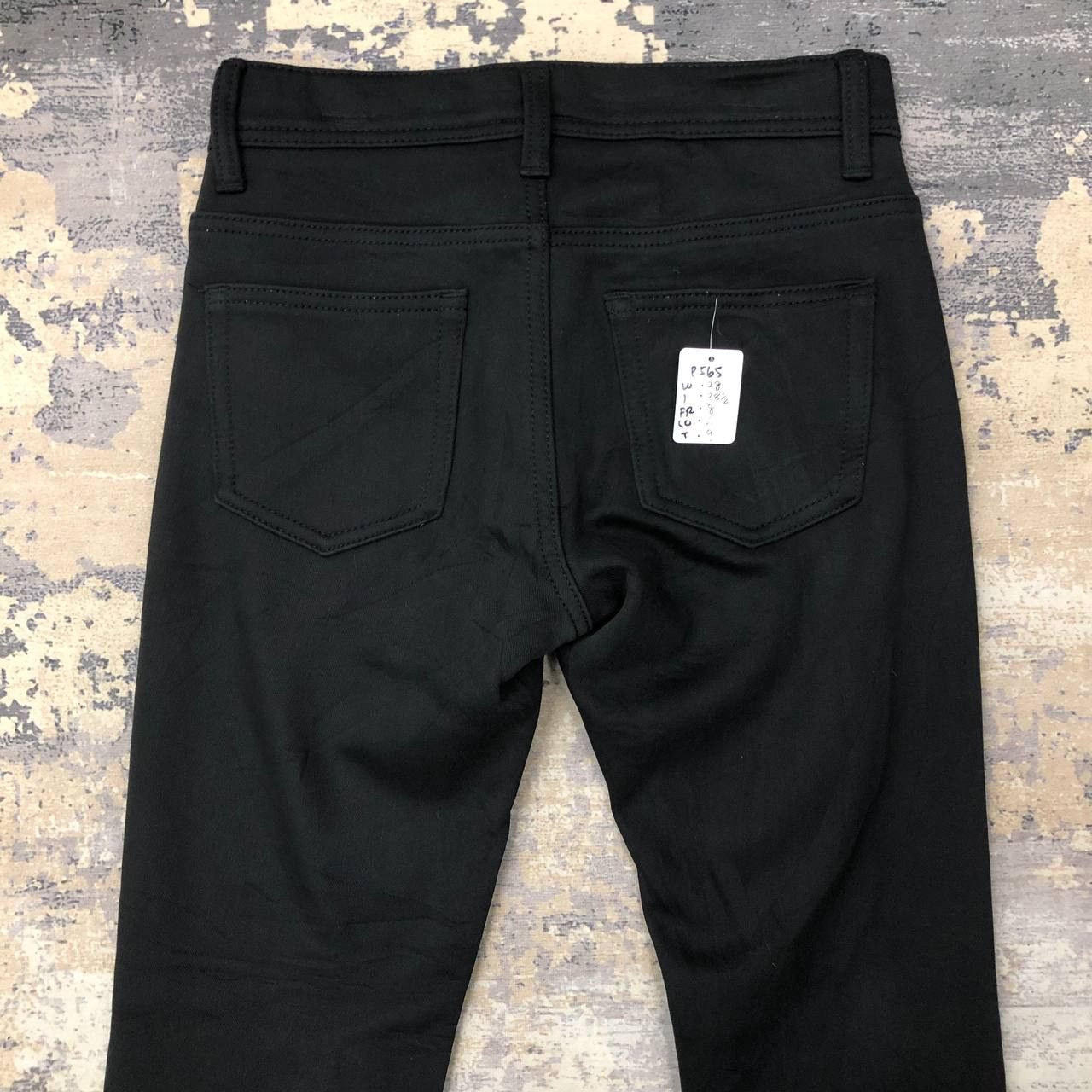 Japanese Brand P565 BACK NUMBER SKINNY JAPAN PANTS Size US 28 / EU 44 - 4 Thumbnail