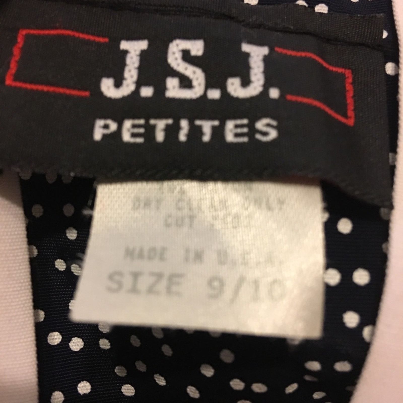 Vintage Vintage J.S.J Petites Vintage 80’s polka dot dress Size L / US 10 / IT 46 - 8 Thumbnail