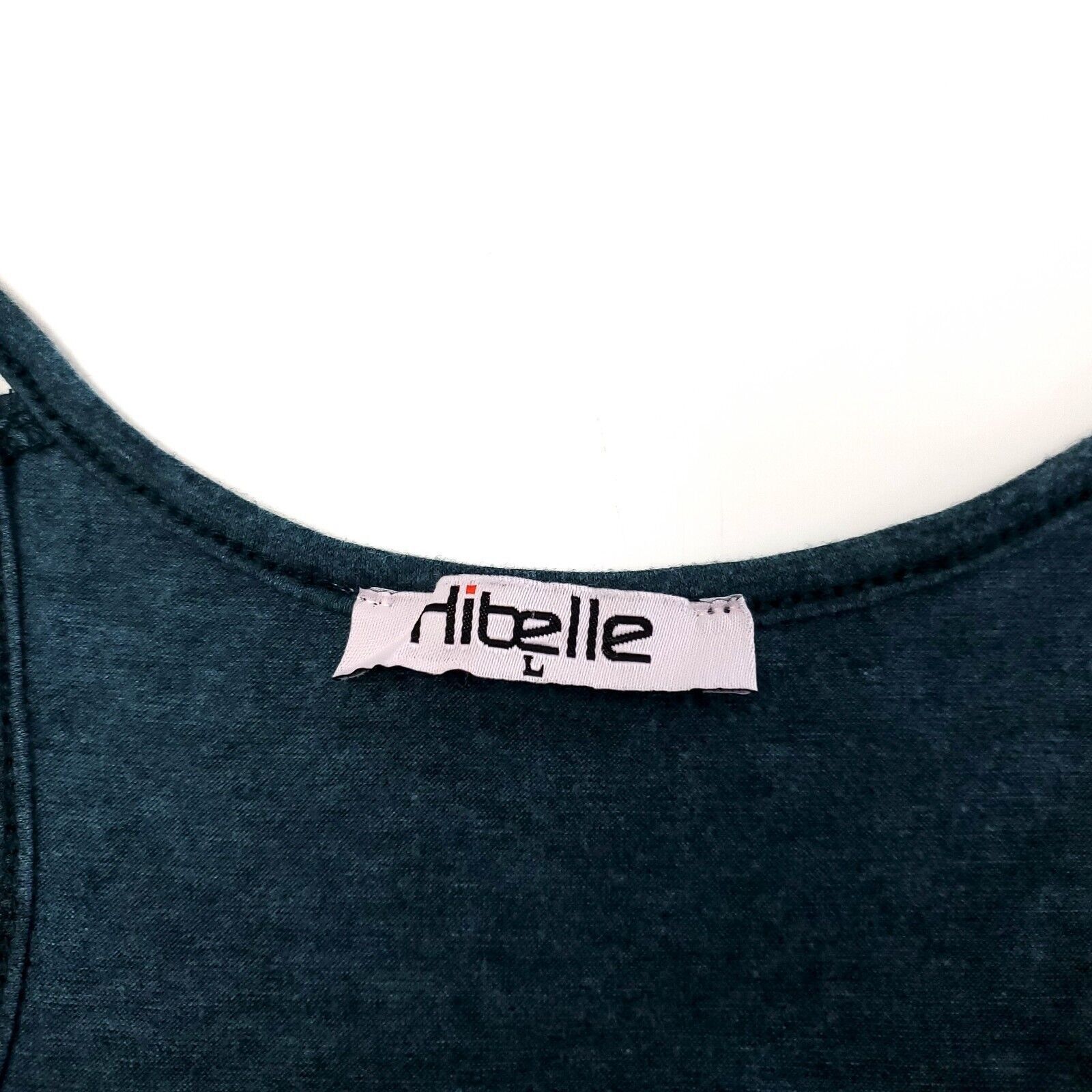 Designer Hibelle Large Green Tank Top Round Neck Size L / US 10 / IT 46 - 5 Thumbnail