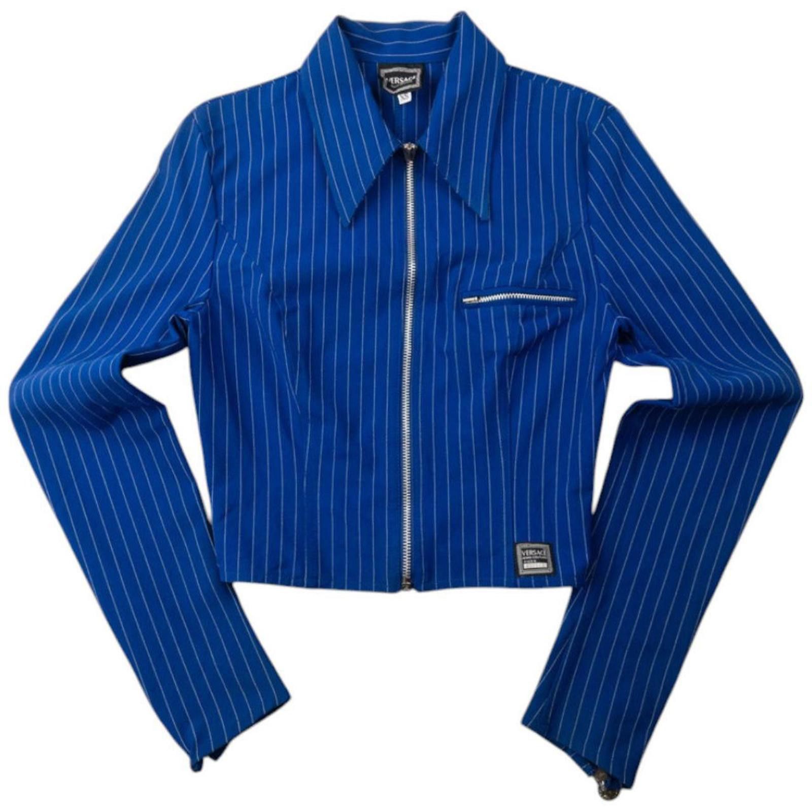 Versace Vintage Versace Jeans Couture Zip Up Jacket Womens Size XS Size XS / US 0-2 / IT 36-38 - 1 Thumbnail