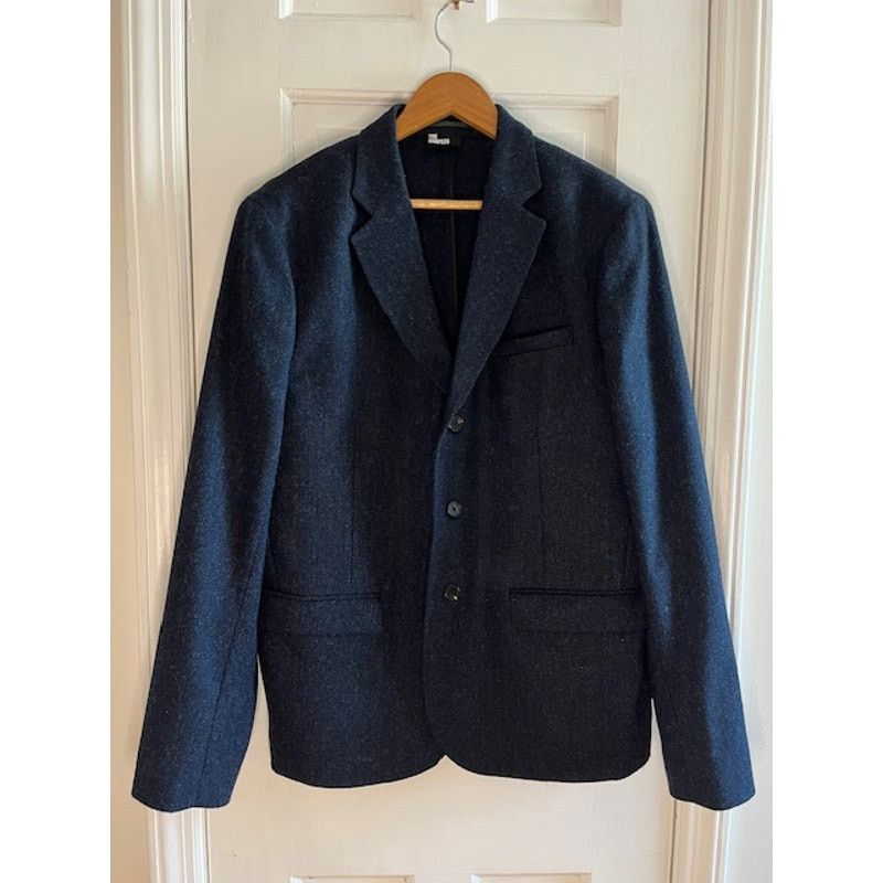 The Kooples Kooples Blue Wool Herringbone Blazer EU Size 48 Size US M / EU 48-50 / 2 - 1 Thumbnail