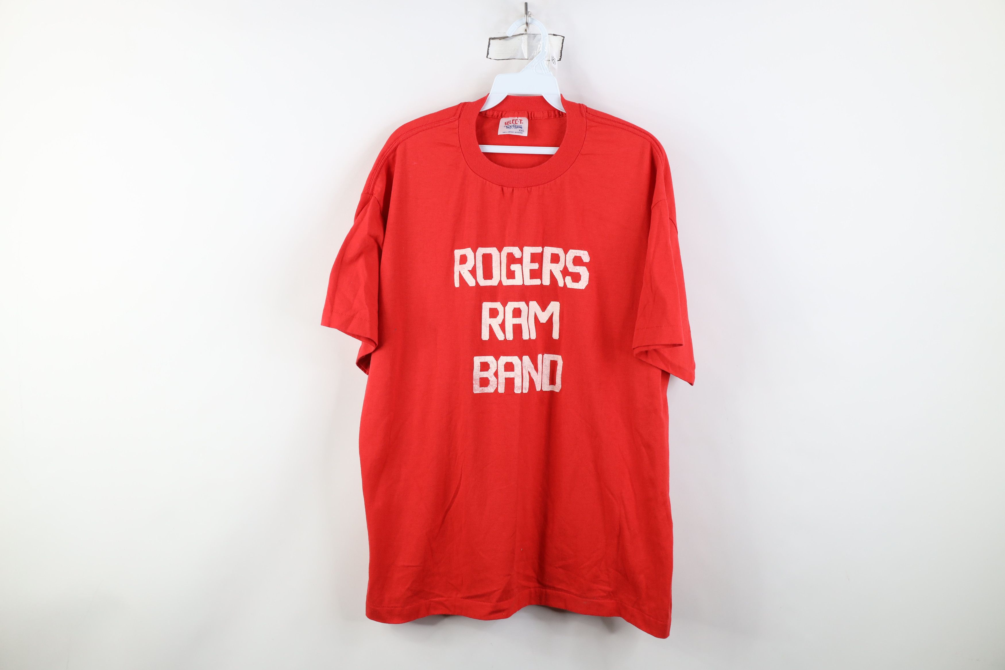 Vintage Vintage 80s 90s School Ram Band Toledo Ohio T-Shirt Red USA Size US XXL / EU 58 / 5 - 1 Thumbnail