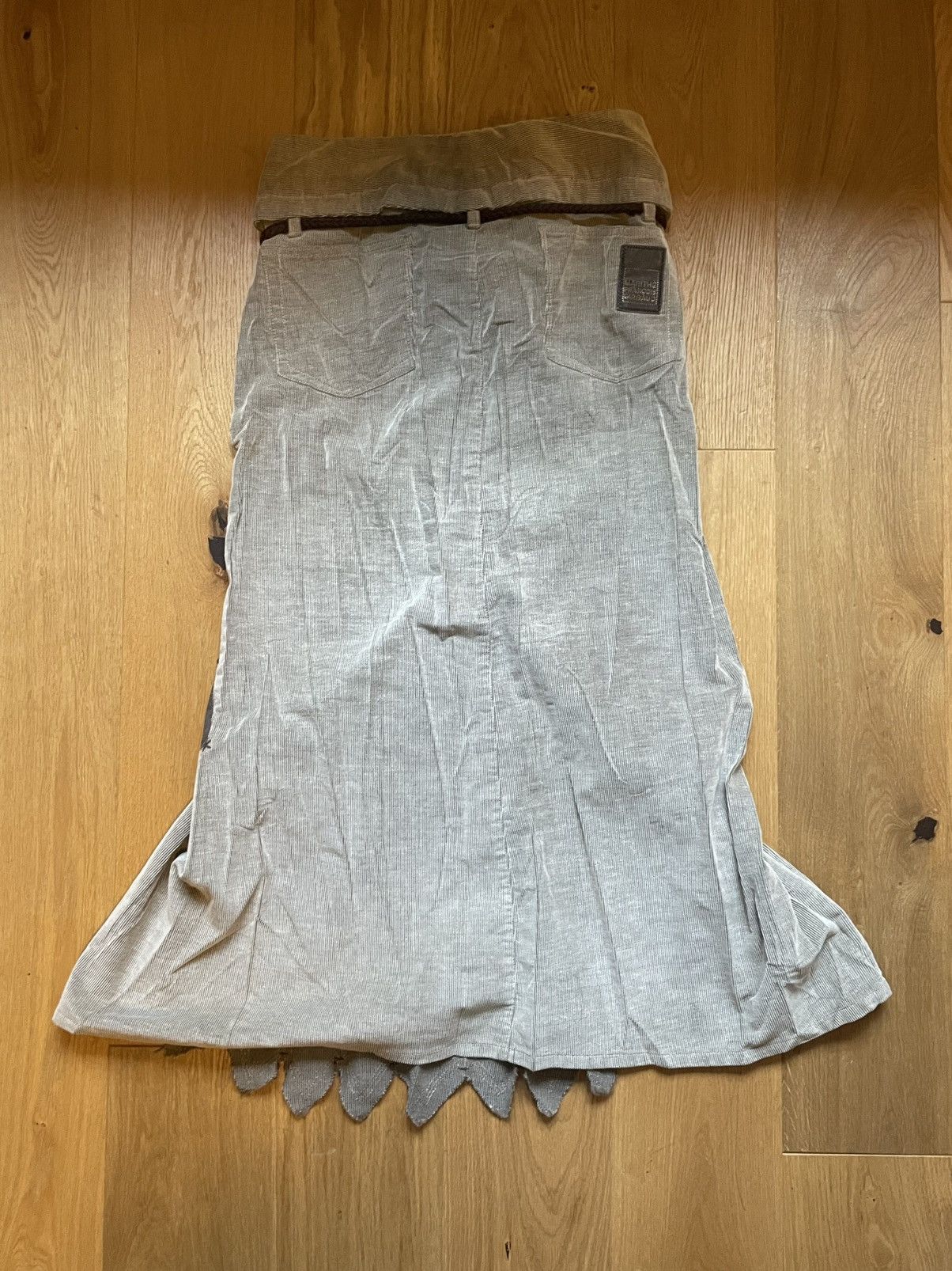 Marithe + Francois Girbaud Marithé + François Girbaud Pleated Hakama Skirt – Rare Y2K Size 28" / US 6 / IT 42 - 4 Thumbnail