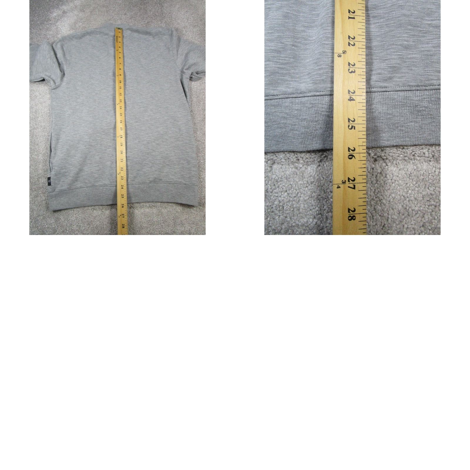 Ted Baker Ted Baker Sweater Womens 4 Gray Full Zip Knit Round Neck Cotton Polyester Size 4 Regular Womens Size S / US 4 / IT 40 - 8 Thumbnail