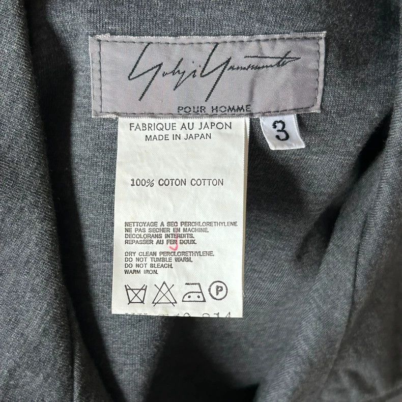 Yohji Yamamoto Yohji Yamamoto Yohji Yamamoto Gray Brown Combined Shirt Size US M / EU 48-50 / 2 - 7 Thumbnail