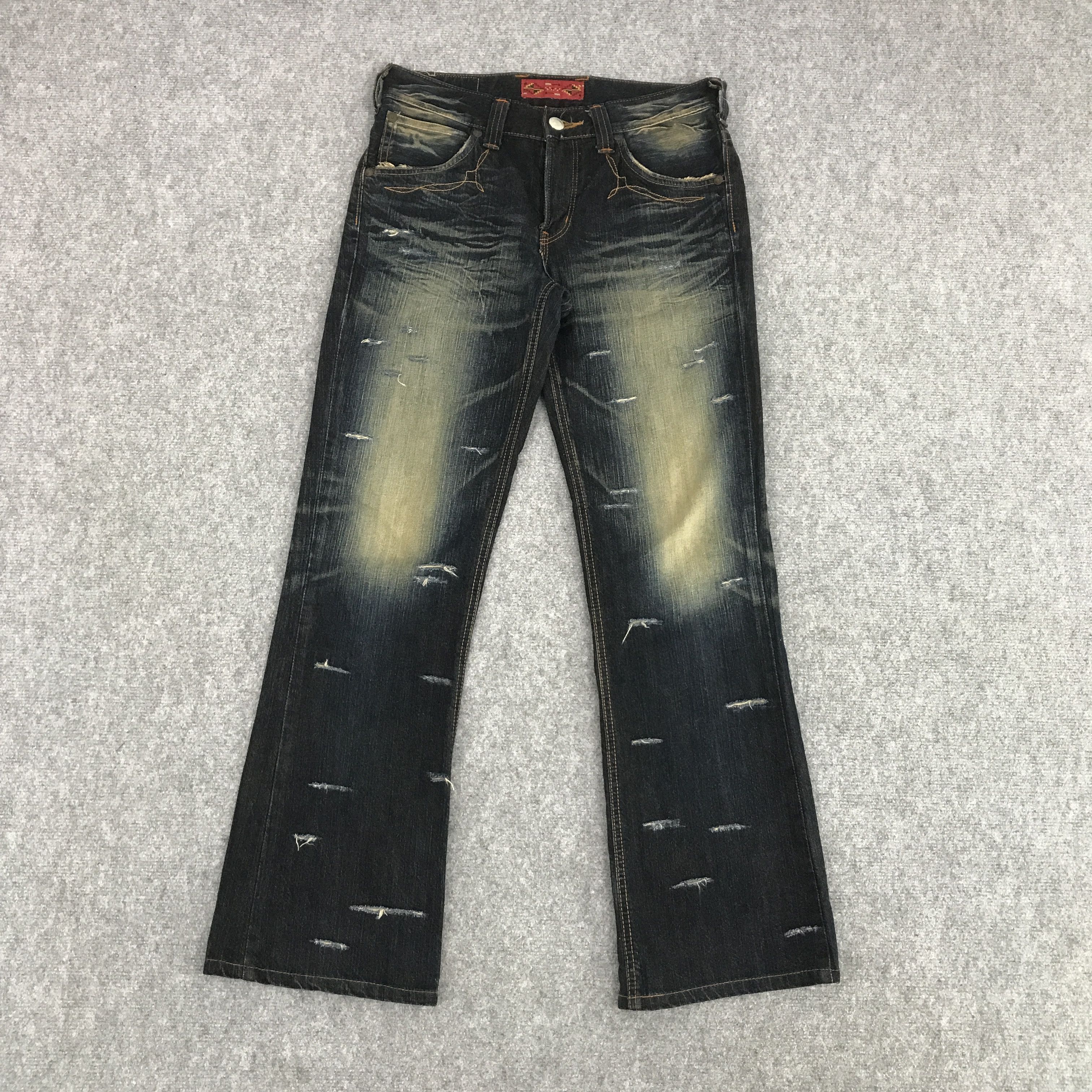 Edwin × If Six Was Nine FLARE EDWIN JAPAN BOOTCUT DISTRESSED DENIM PANTS Size US 30 / EU 46 - 1 Thumbnail