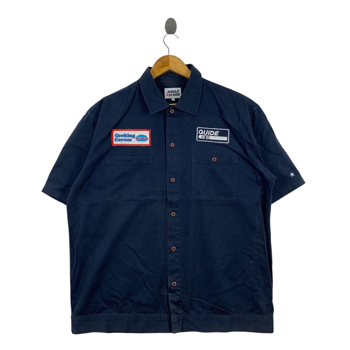 Japanese Brand × Jungles JUNGLE STORM Japanese Brand Casualwear Worker Uniform Shirts Size US L / EU 52-54 / 3 - 1 Thumbnail