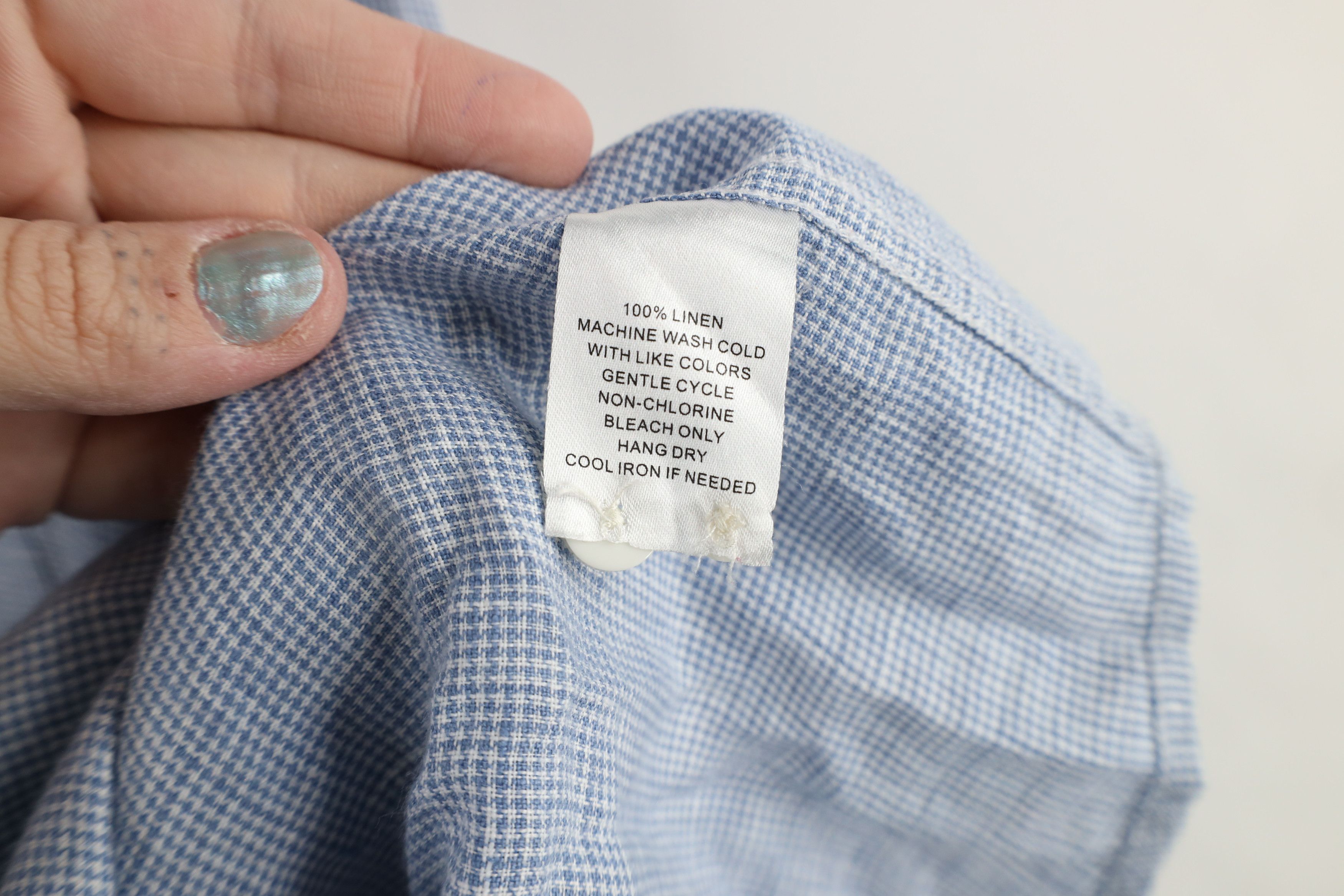 UNTUCKit × Vintage Untuckit Weave Long Sleeve Collared Button Down Shirt Blue Size US XL / EU 56 / 4 - 10 Thumbnail