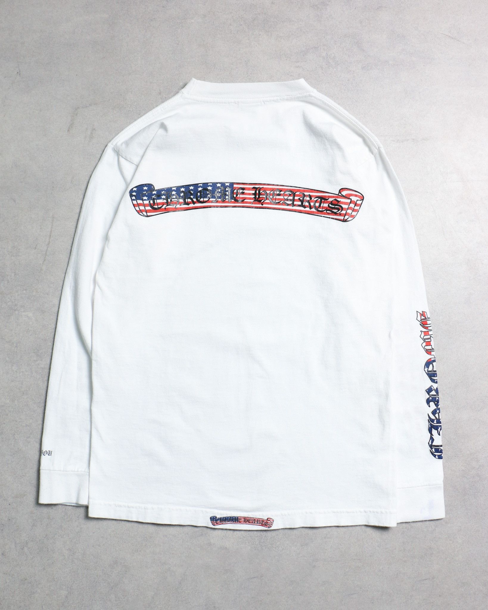 Chrome Hearts Chrome Hearts USA American Flag Thermal Longsleeve