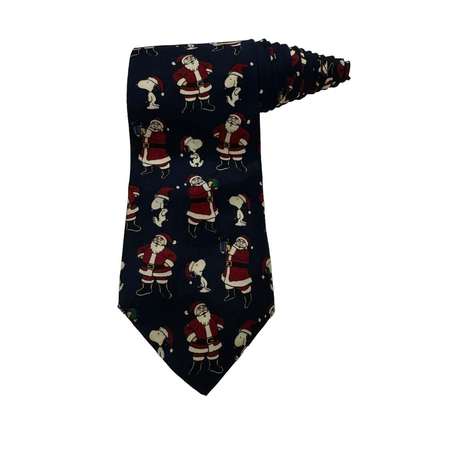 Other Peanuts Hangn With Santa Claus Snoopy Christmas Necktie Size ONE SIZE - 1 Thumbnail