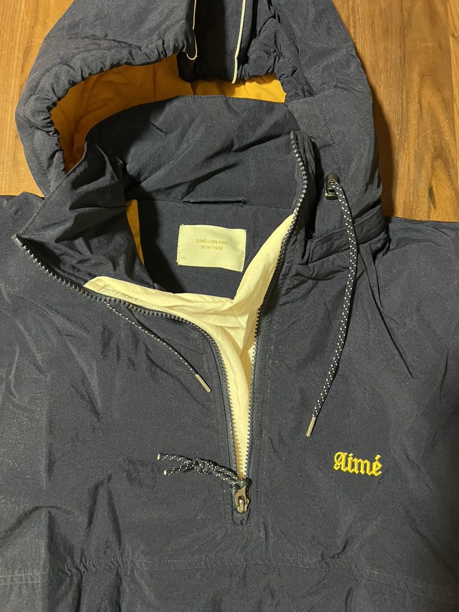 Aime Leon Dore Aime Leon Dore ALD Collegiate Popover Jacket Size XL Navy Size US XL / EU 56 / 4 - 5 Thumbnail