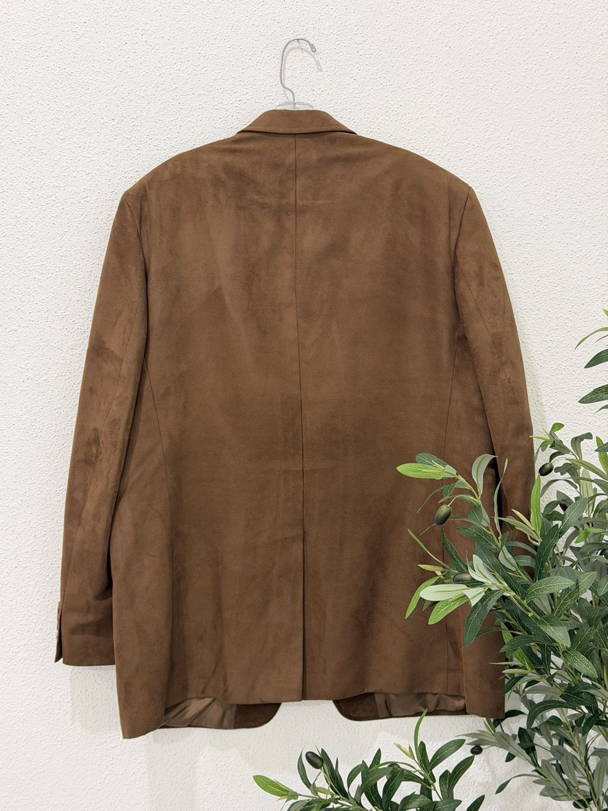Ralph Lauren VTG Lauren Ralph Lauren Sport Coat 46L Poly Microfiber Suede Size 46L - 4 Thumbnail