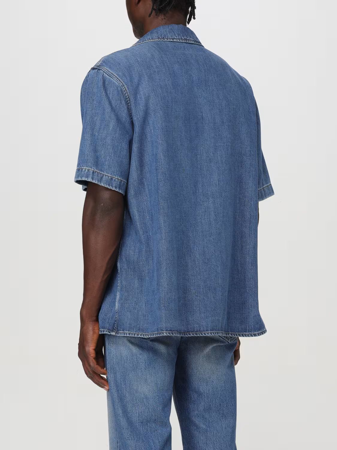 Valentino o1s22i1n1224 Denim Shirt in Blue Size US M / EU 48-50 / 2 - 3 Thumbnail