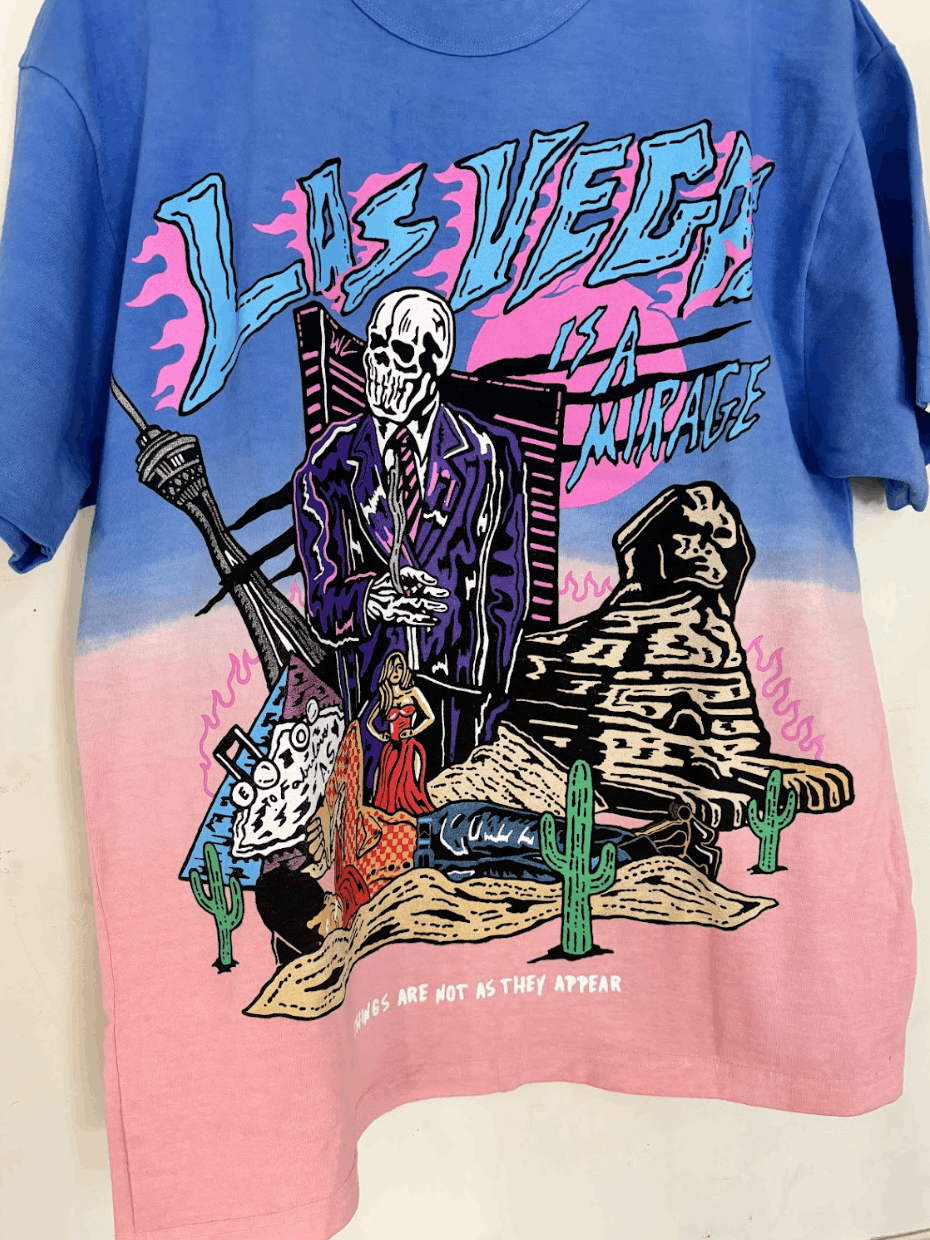 Warren Lotas Warren Lotas "Las Vegas is a Mirage"T-Shirt Size L NEW w/tag Size US L / EU 52-54 / 3 - 2 Thumbnail