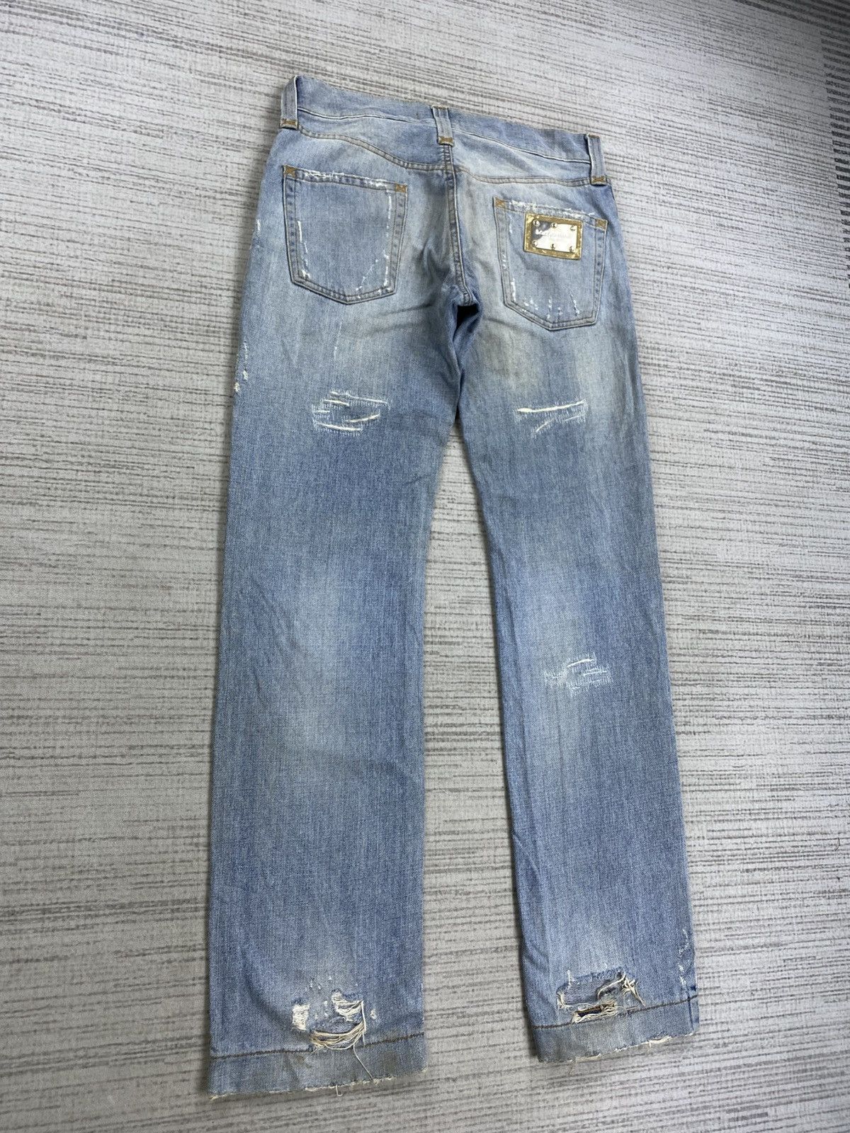 Dolce & Gabbana Vintage Dolce & Gabbana 14 Classic Distressed Denim Jeans Size US 32 / EU 48 - 5 Thumbnail