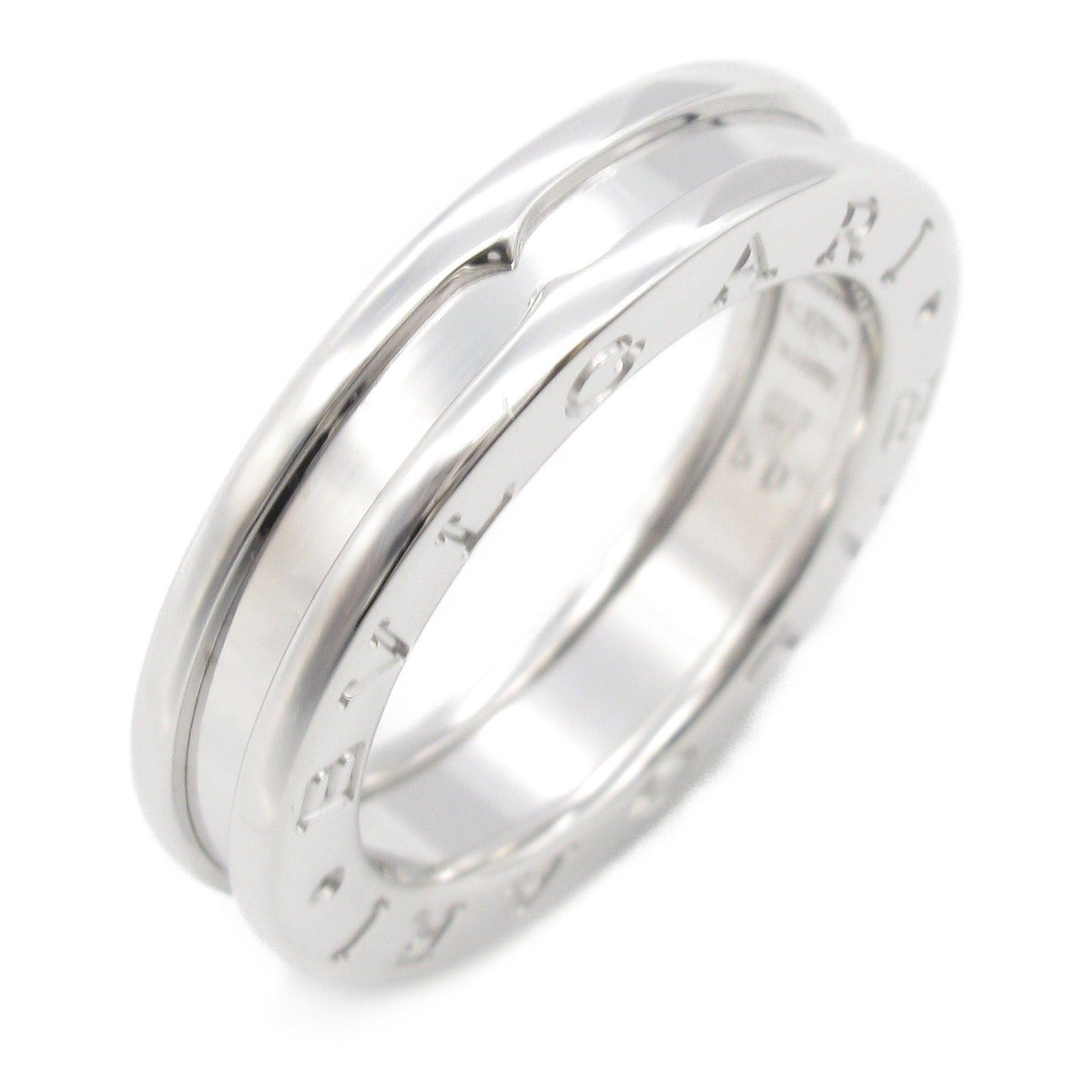 Bvlgari Bvlgari B Zero One Ring 1Belt K18Wg (White Gold) Silver Size ONE SIZE - 1 Thumbnail