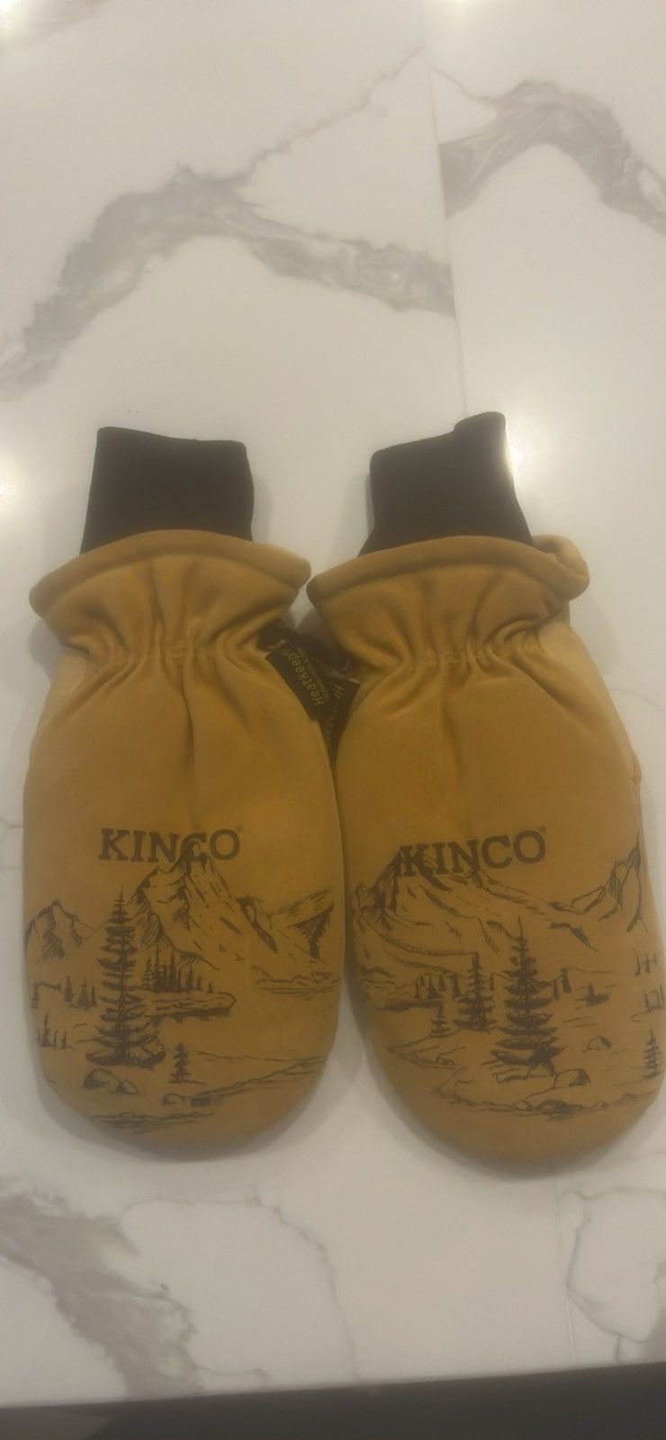 Designer Custom hand drawn Kinco mittens Size 30 - 1 Preview