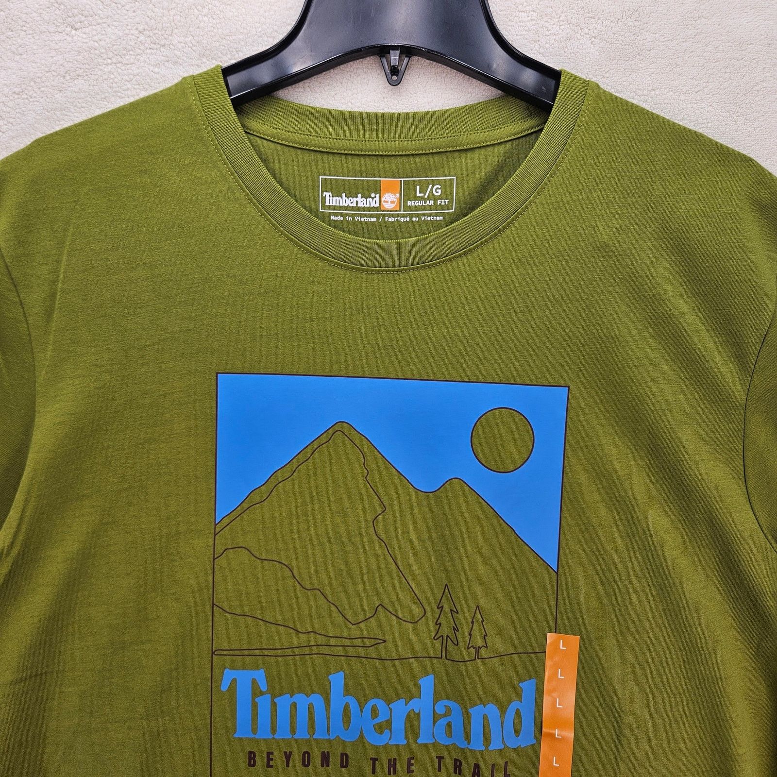 Timberland TIMBERLAND MEN'S LARGE MOUNTAIN ORGANICALLY MADE GREEN TEE Size US L / EU 52-54 / 3 - 2 Thumbnail