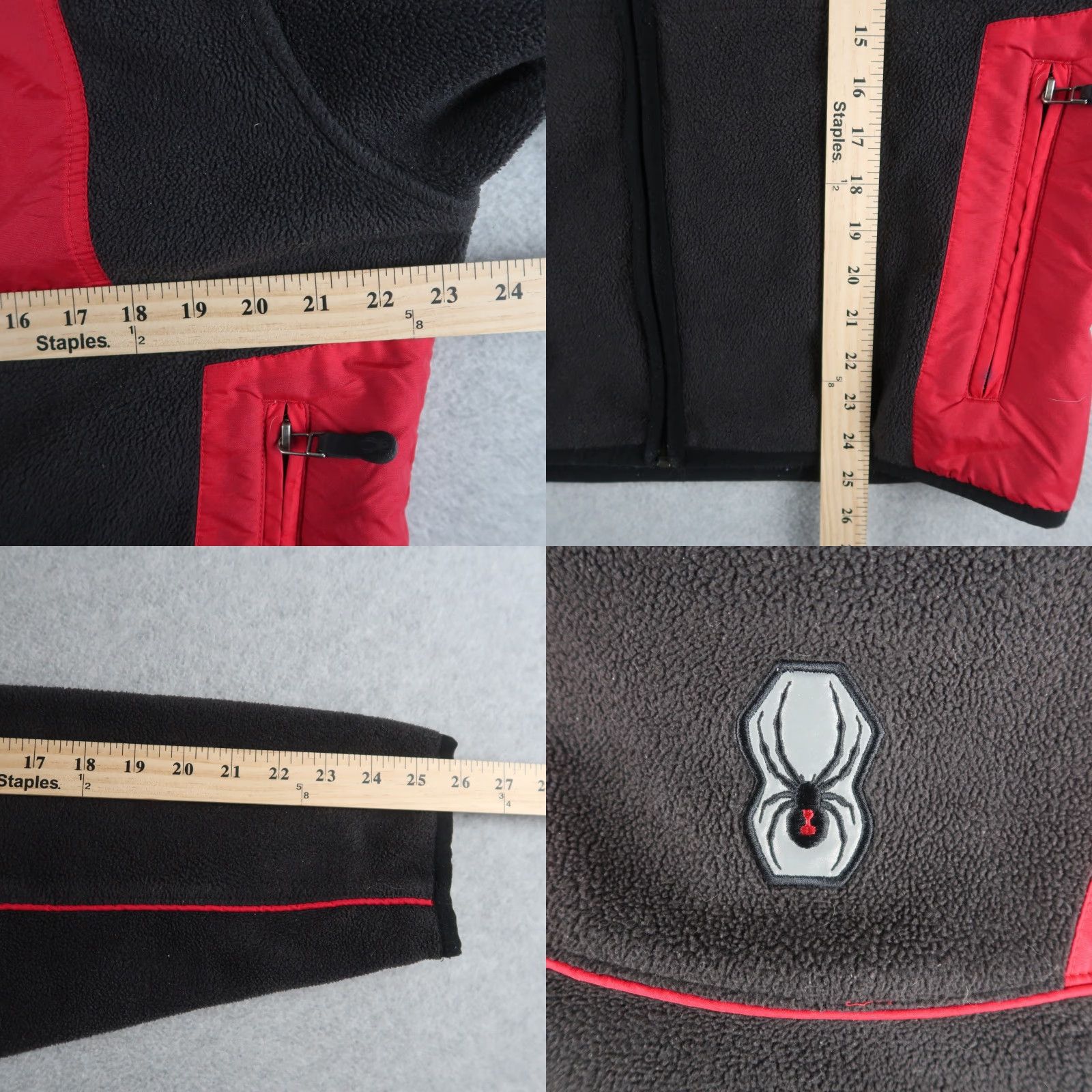 Spyder Vintage Spyder Fleece Jacket Men’s M Black Outdoor Full Zip Ski Size US M / EU 48-50 / 2 - 9 Thumbnail