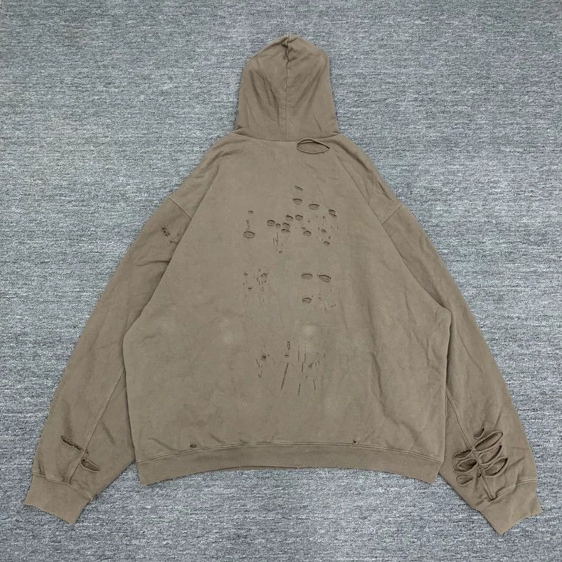 Balenciaga Balenciaga Brown Sabotage Hoodie Hoodie Size US M / EU 48-50 / 2 - 2 Thumbnail