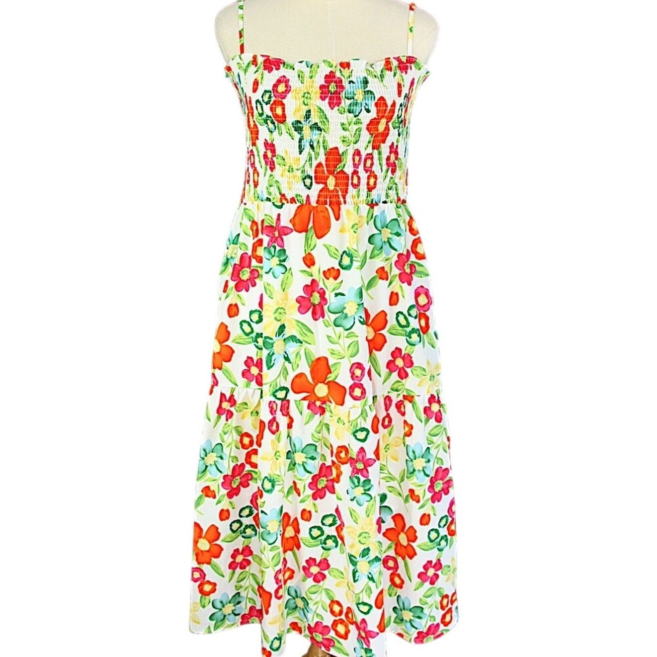 Other NWOT THML Floral Smocked Sundress Midi Dress M Size M / US 6-8 / IT 42-44 - 2 Thumbnail