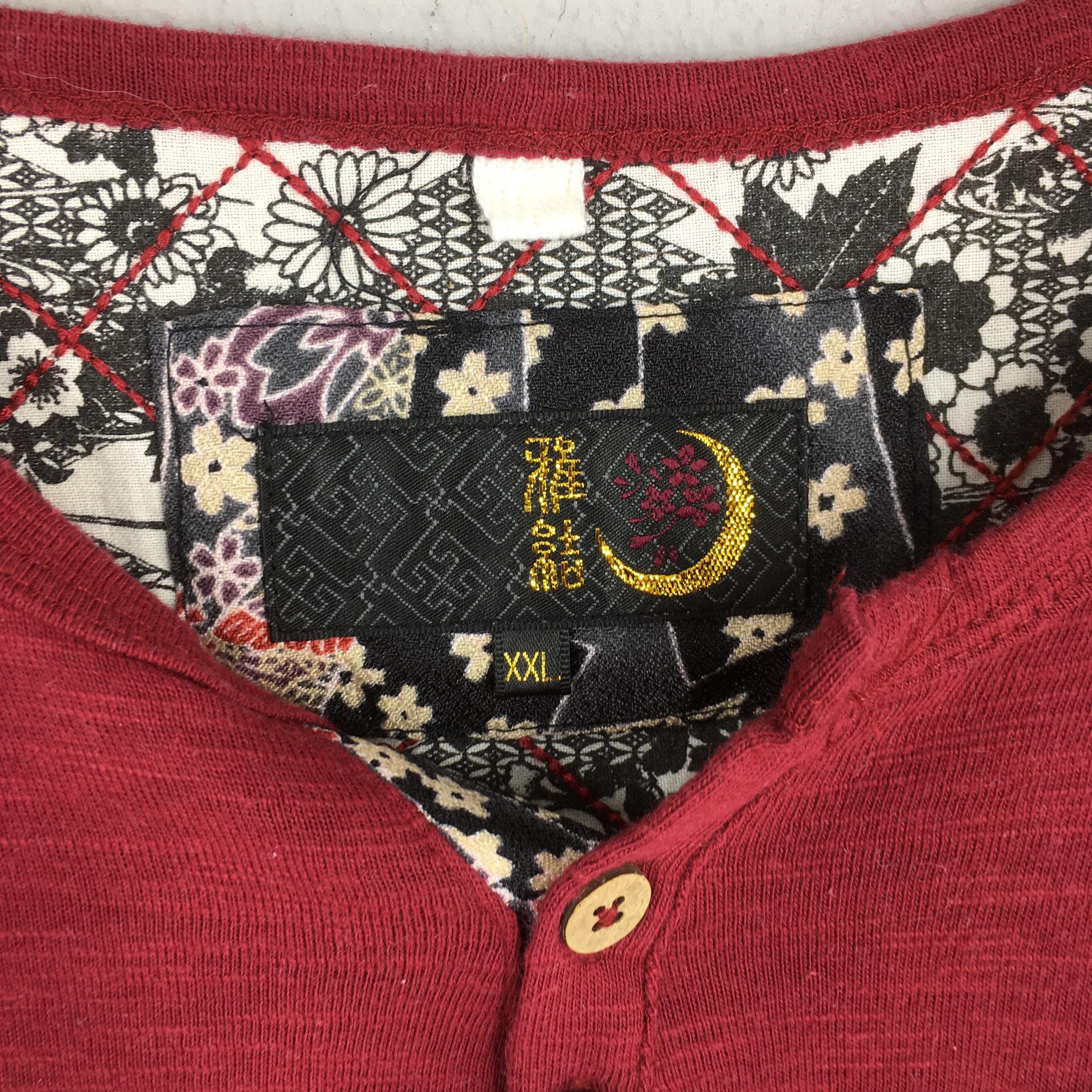Japanese Brand Vintage Fish Koi Japanese Culture Sukajan Red Tshirt Large Size US L / EU 52-54 / 3 - 5 Thumbnail
