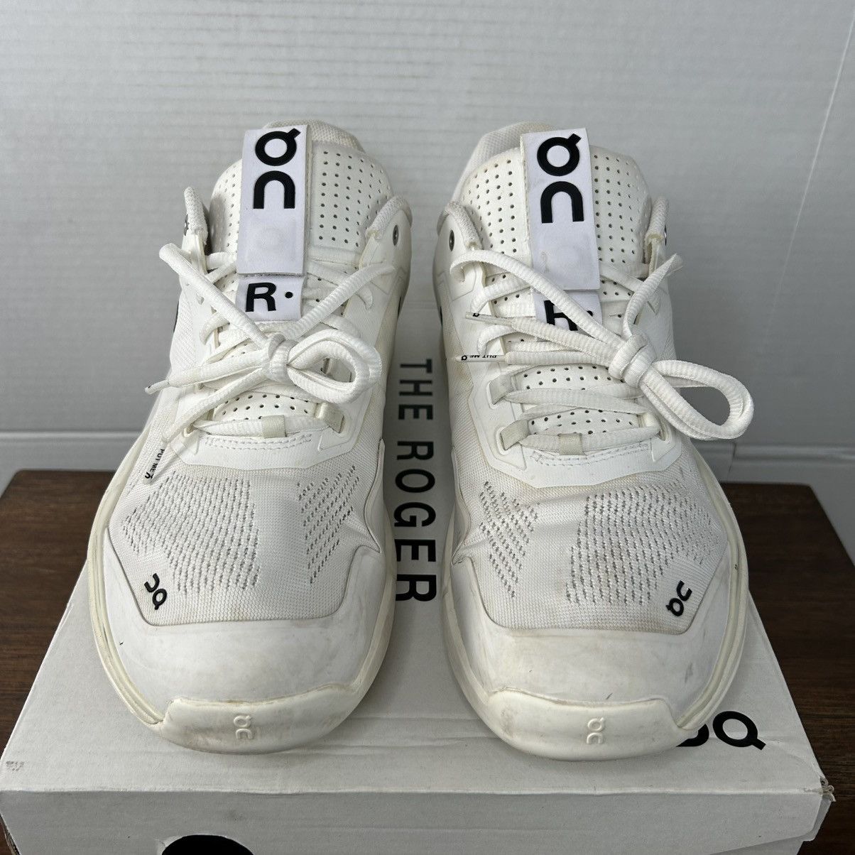 On On Running The Roger Pro White Ivory Black Sneakers Size 14 Size US 14 / EU 47 - 7 Thumbnail