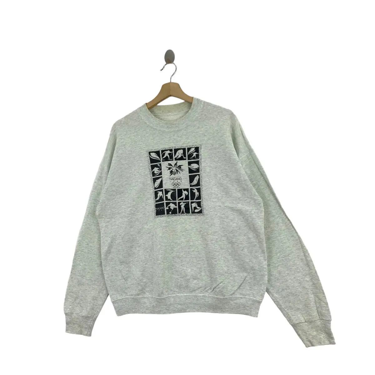 Vintage Vintage 1998 NAGANO WINTER OLYMPIC Athletic Sport Sweatshirt Size XL / US 12-14 / IT 48-50 - 4 Thumbnail